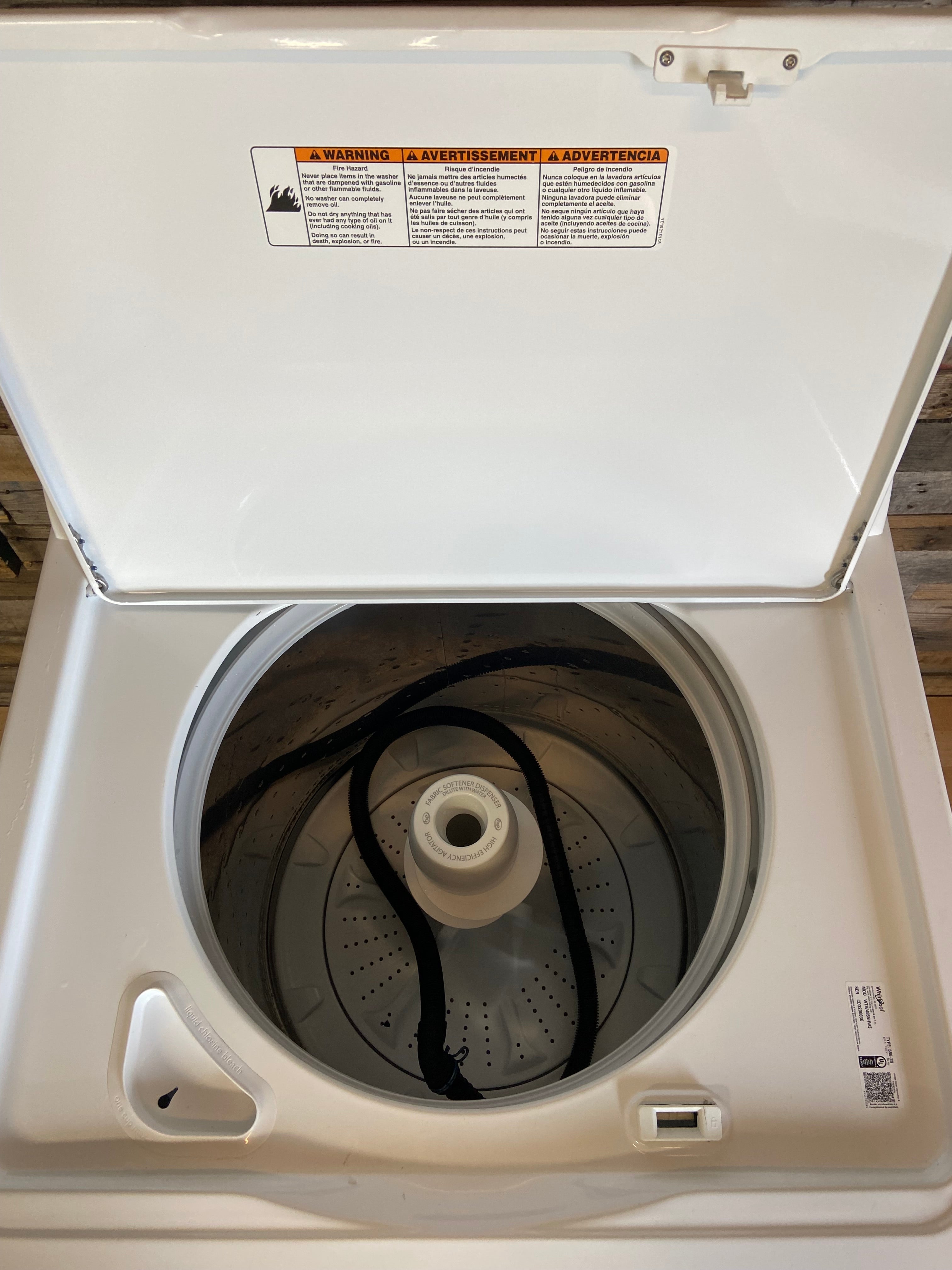 Whirlpool Large Capacity Top Load Washer