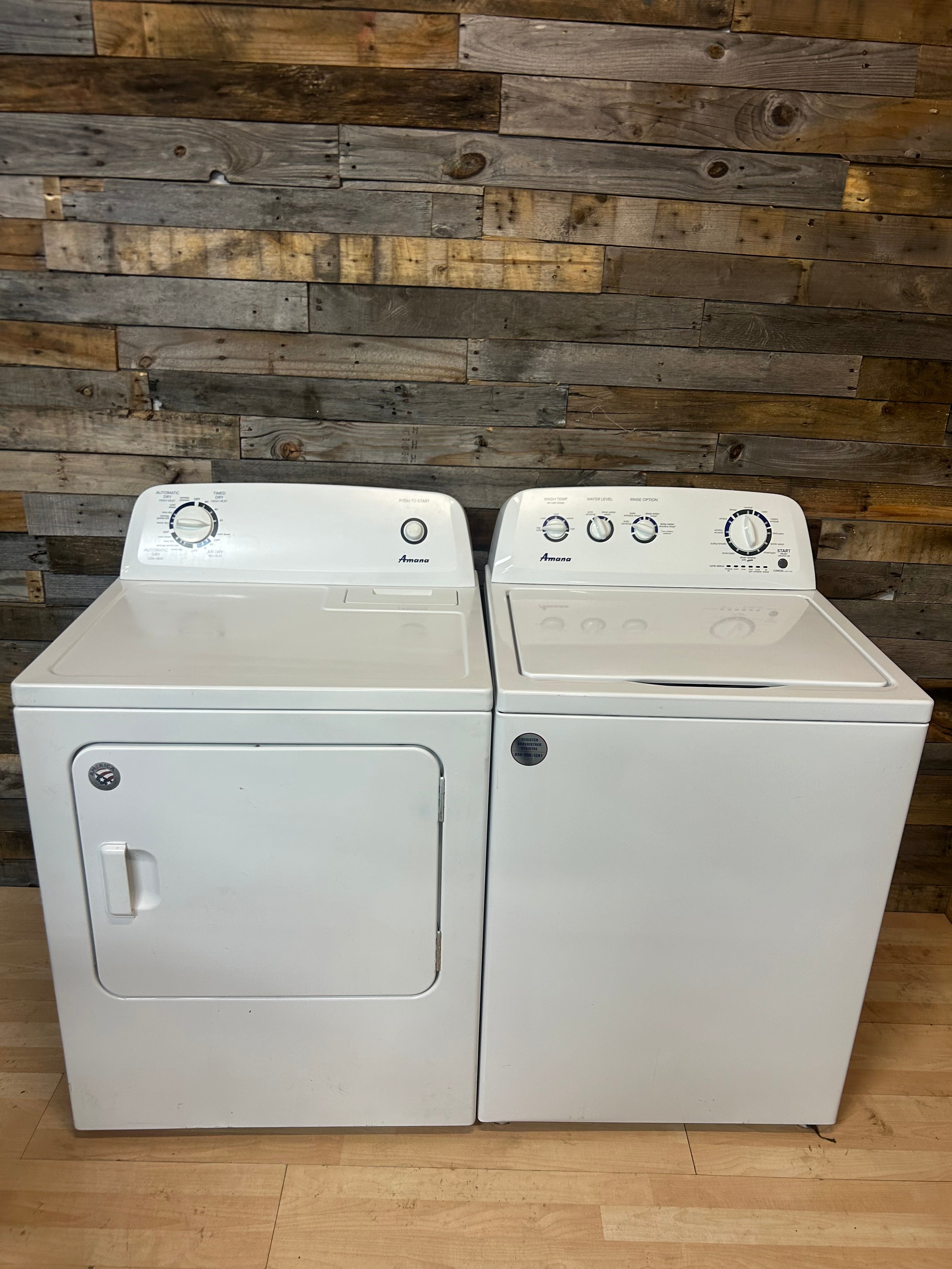 Amana Large Capacity Top Load Set