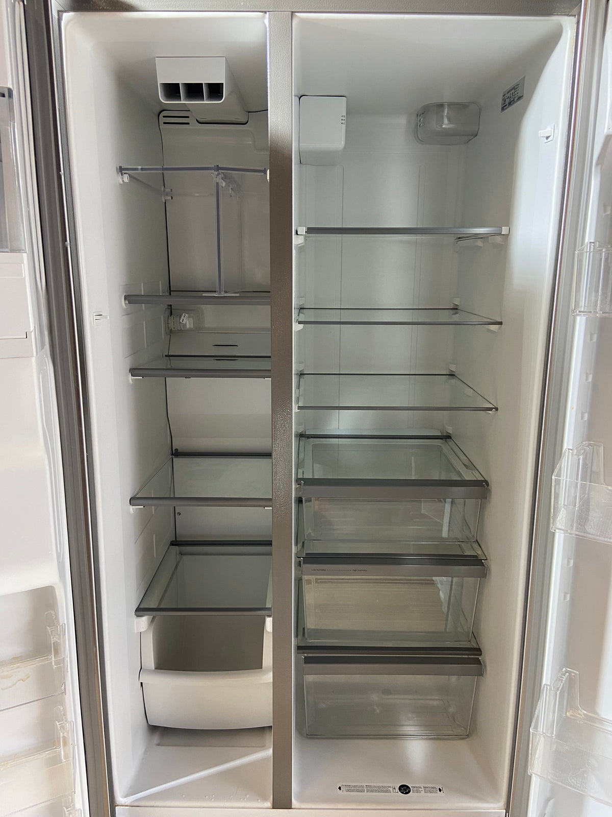 Whirlpool 36” Side by Side Refrigerator (No Ice Maker)