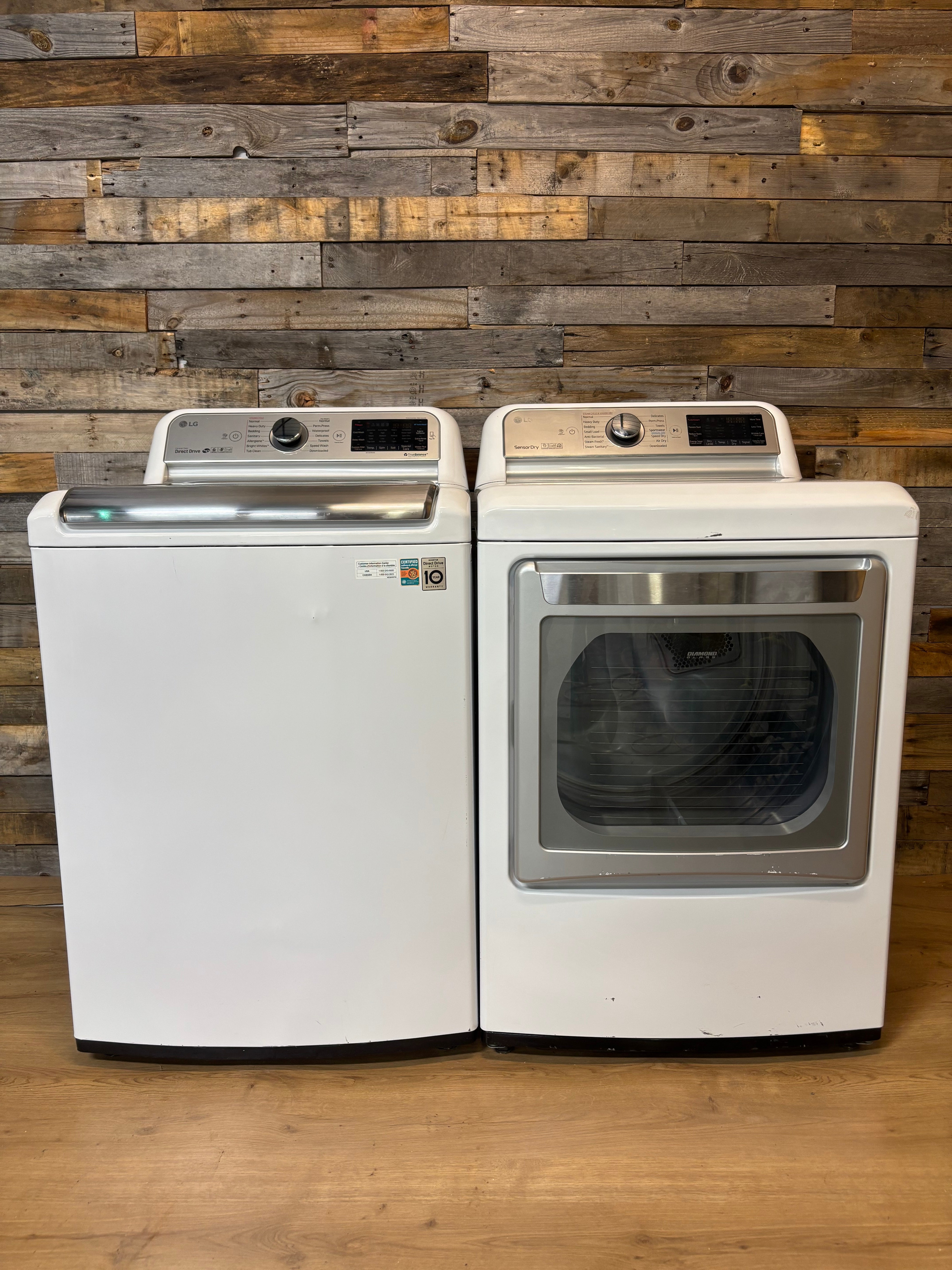Lg Direct Drive Top Load Set
