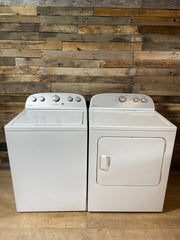 Whirlpool Top Load Washer & Dryer Large Capacity Stainless Steel Tub Set