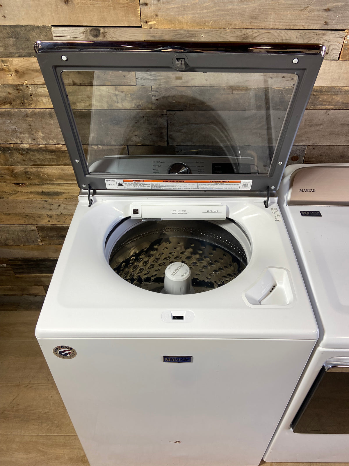 Maytag Extra Power Large Capacity Washer & Dryer Set (Agitator)