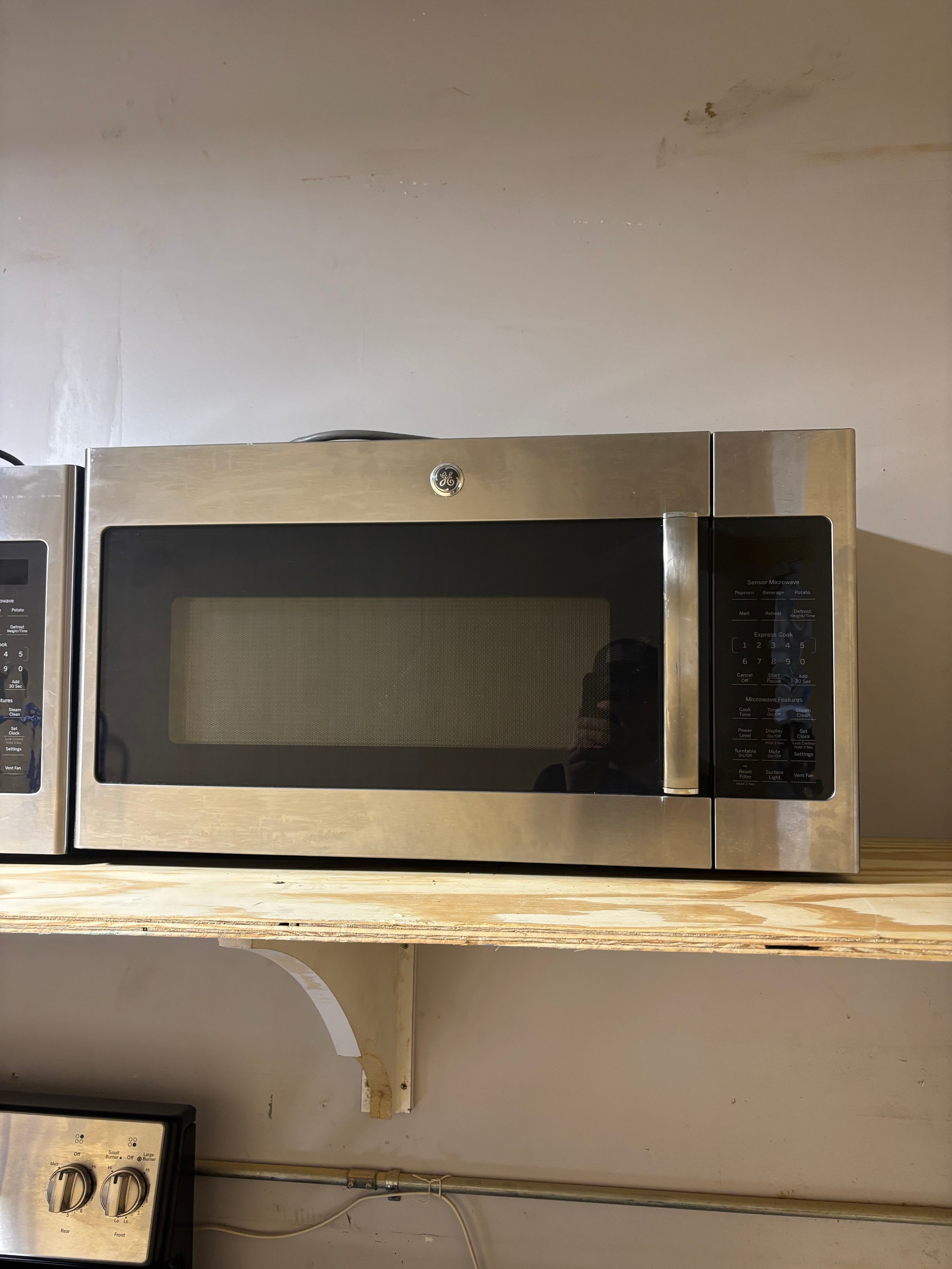 GE Stainless Microwave