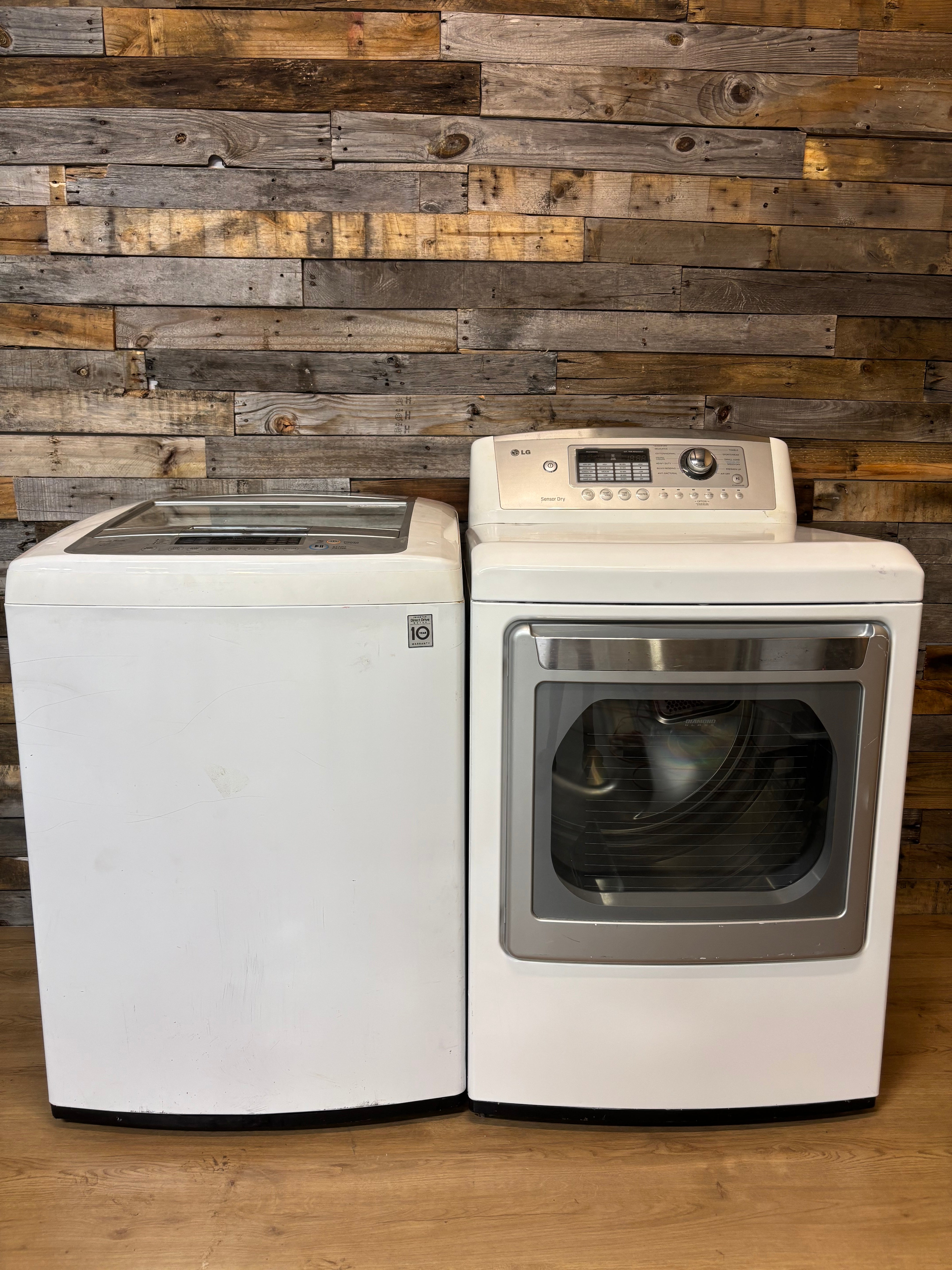 LG Smart Drum Top Load Washer Set