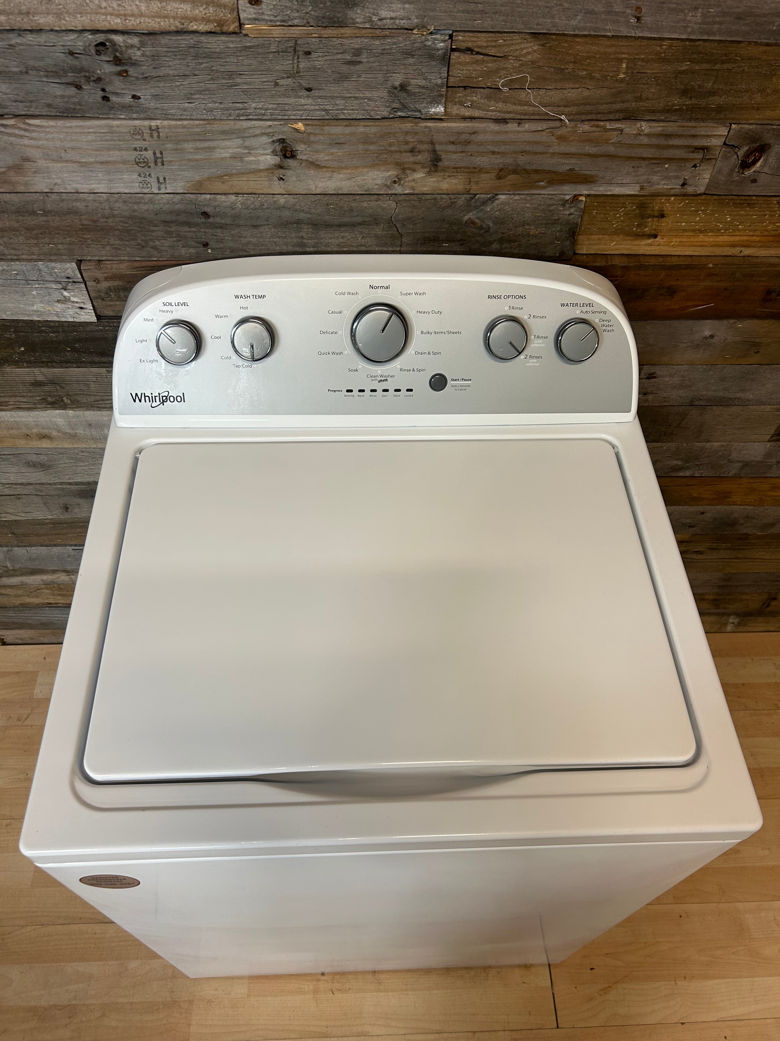 Whirlpool Grey Face Top Load Washer