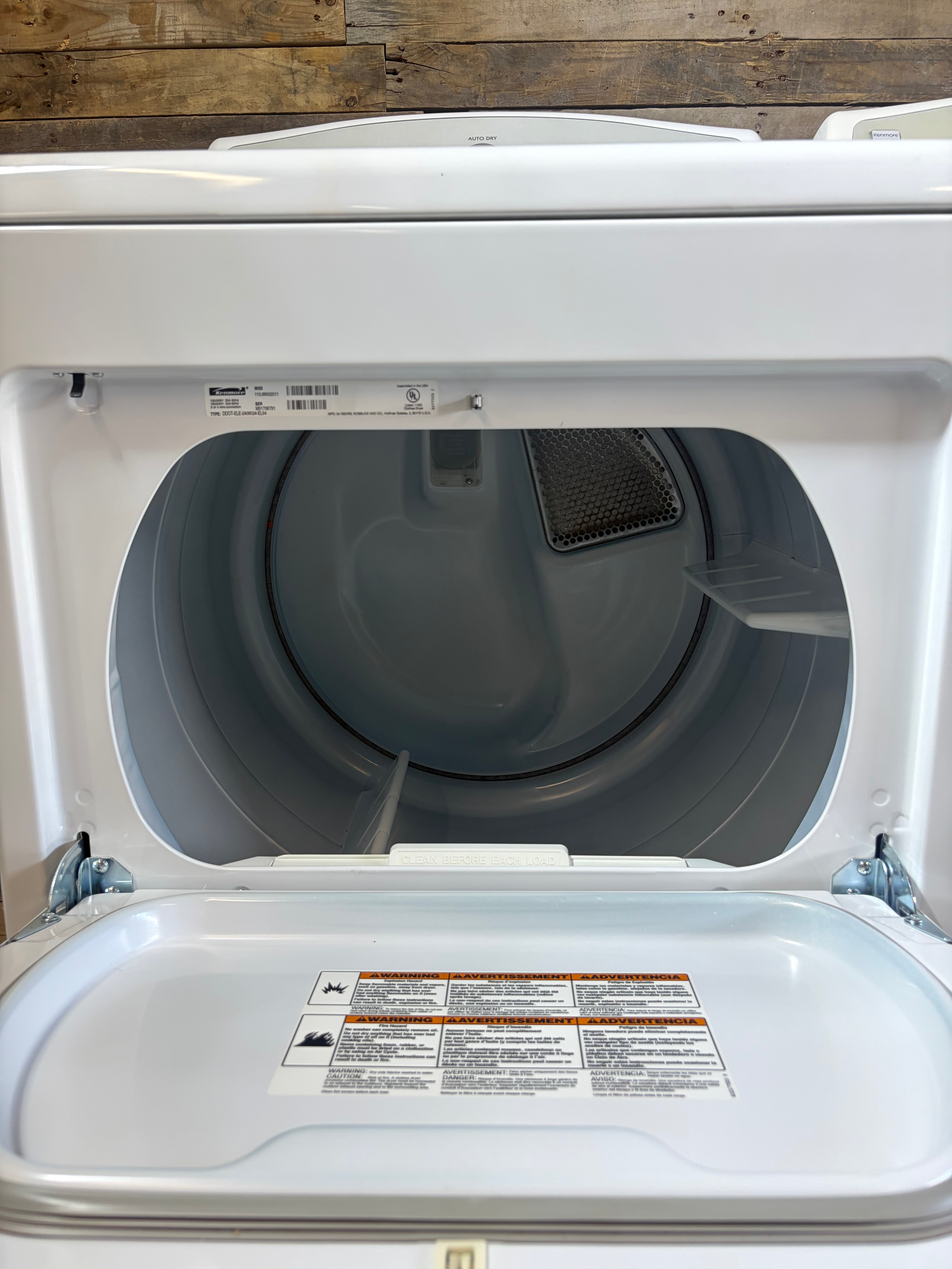 Kenmore Top Load Large Capacity Washer Dryer Set
