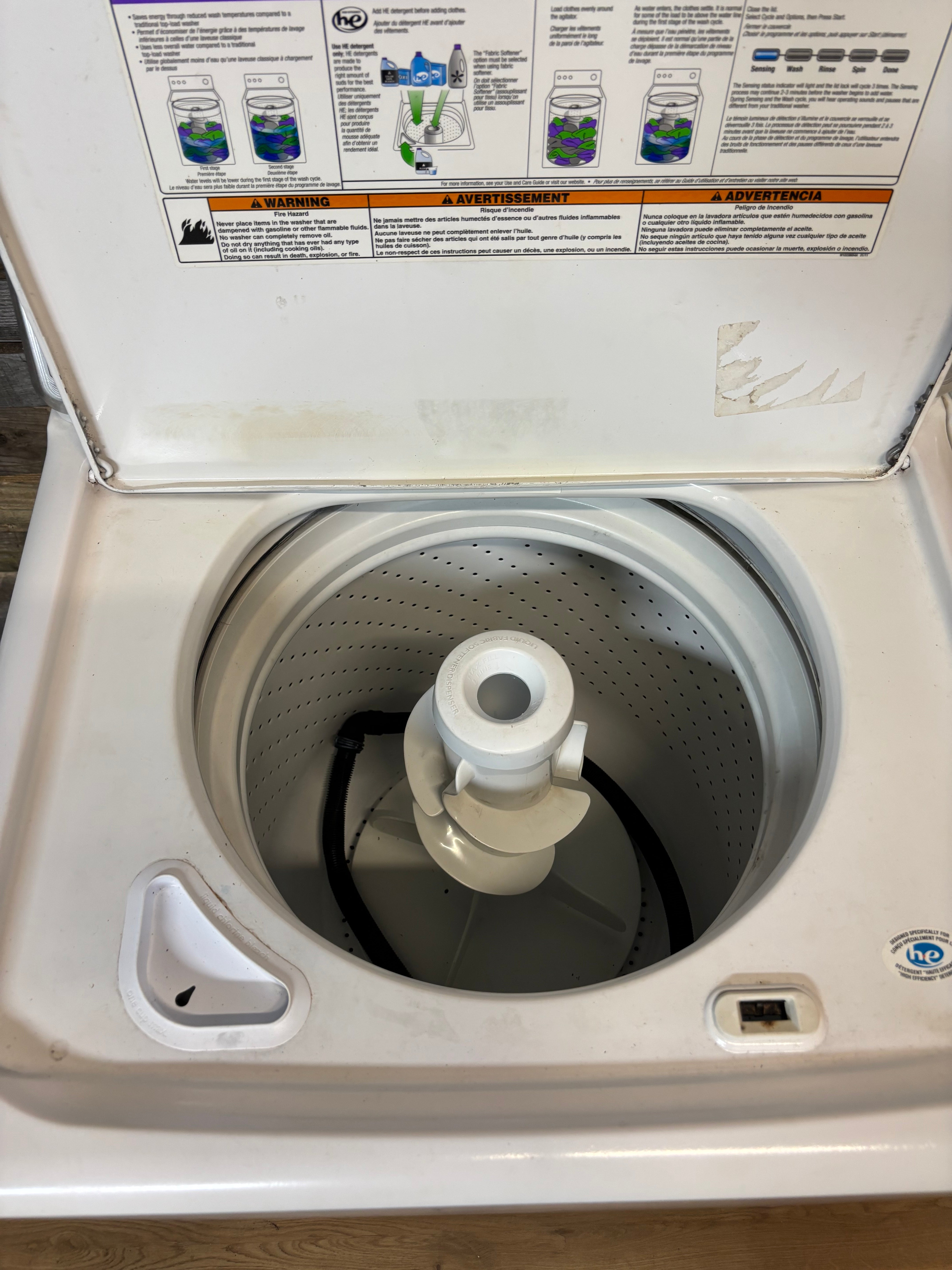 Maytag Centennial White Top Load Set