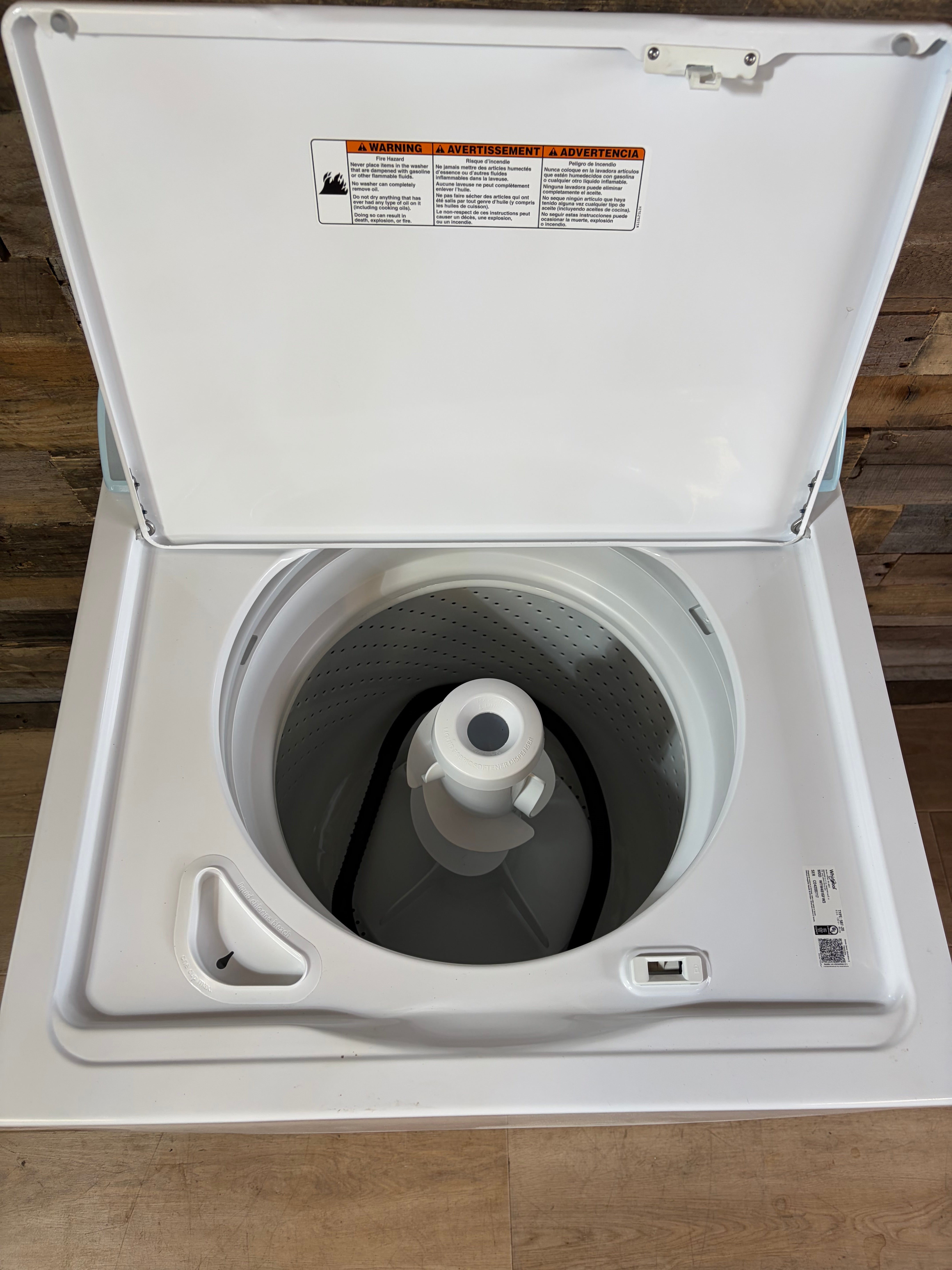 Whirlpool Grey Face Top Load Washer