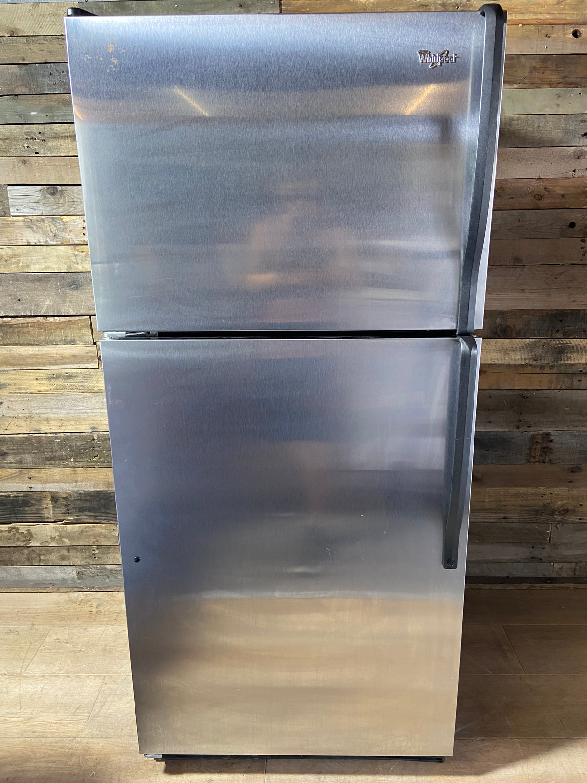 Whirlpool 30” Stainless Steel Top/Bottom Refrigerator With Ice Maker