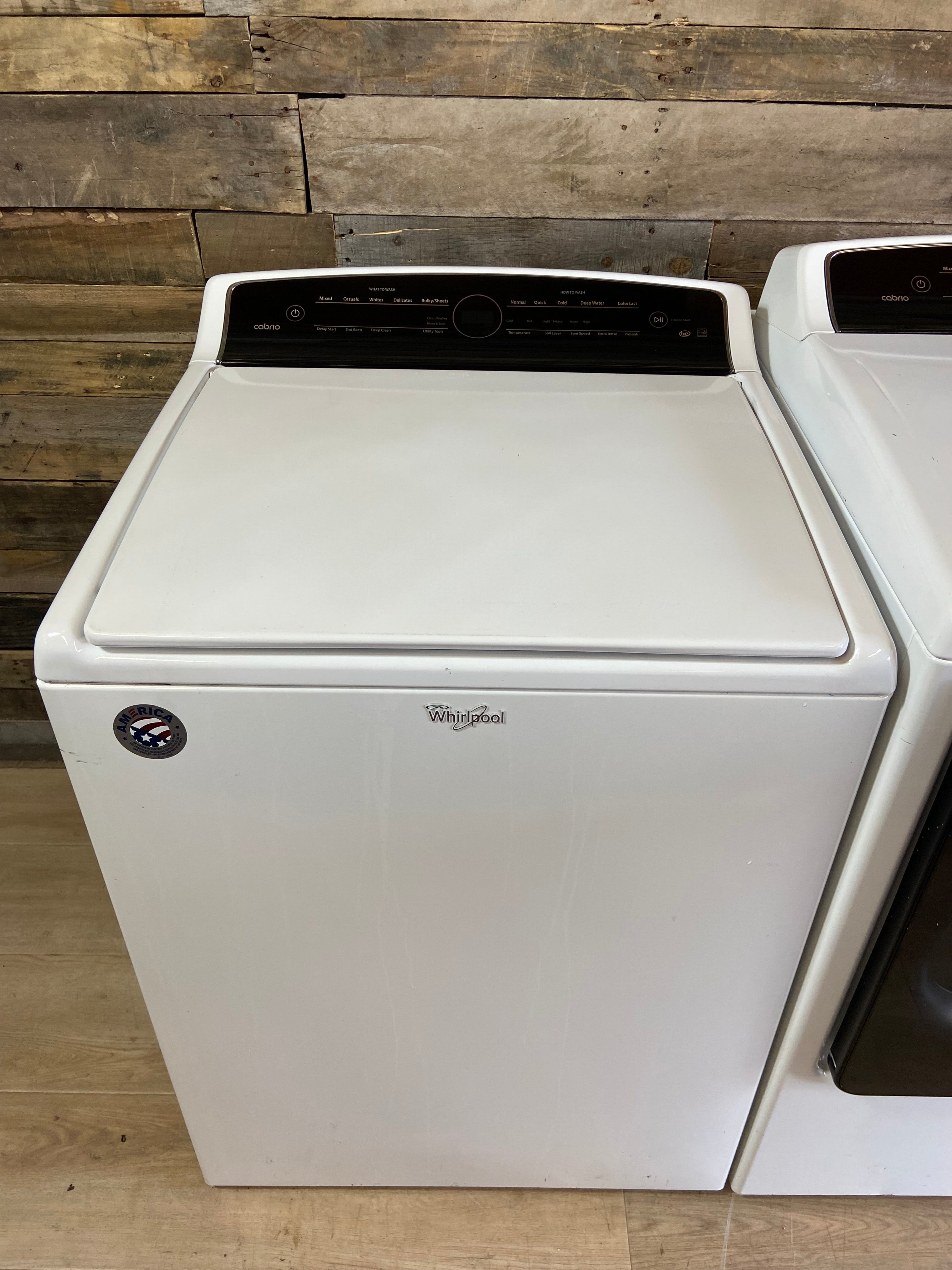 Whirlpool Cabrio Top Load Washer & Dryer Set