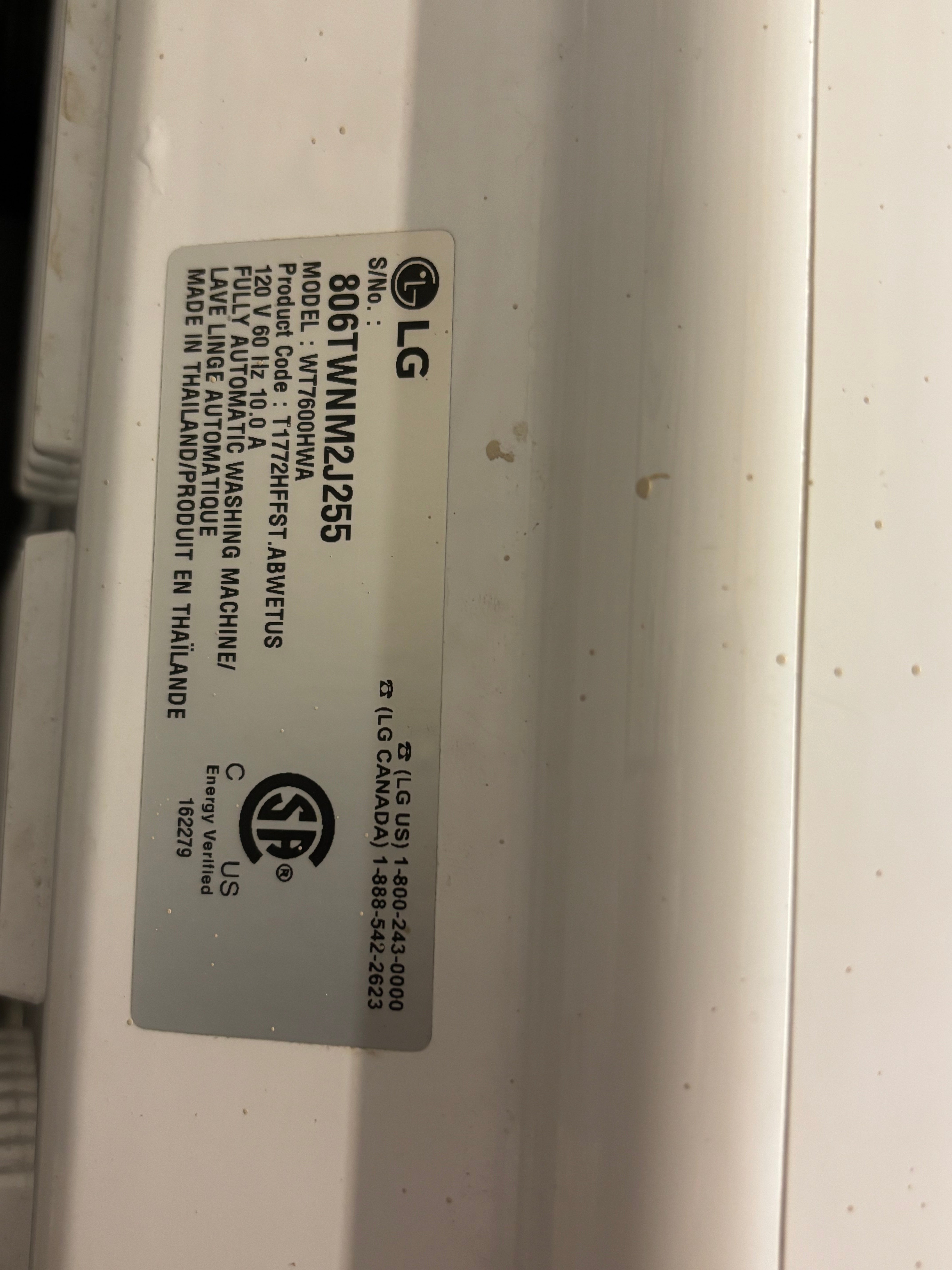 Lg Direct Drive Top Load Set