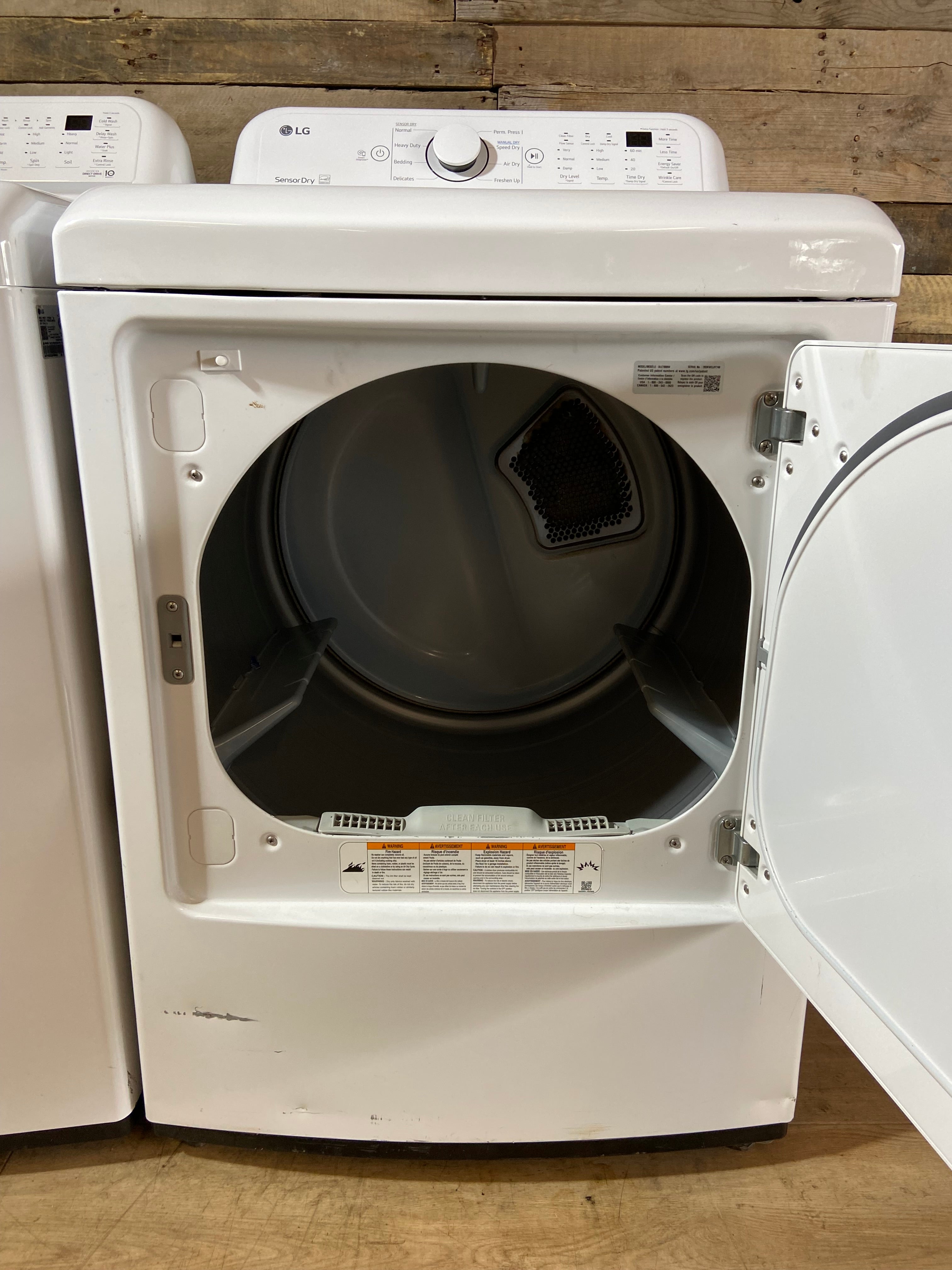 LG Top Load Large Capacity Washer & Dryer Set