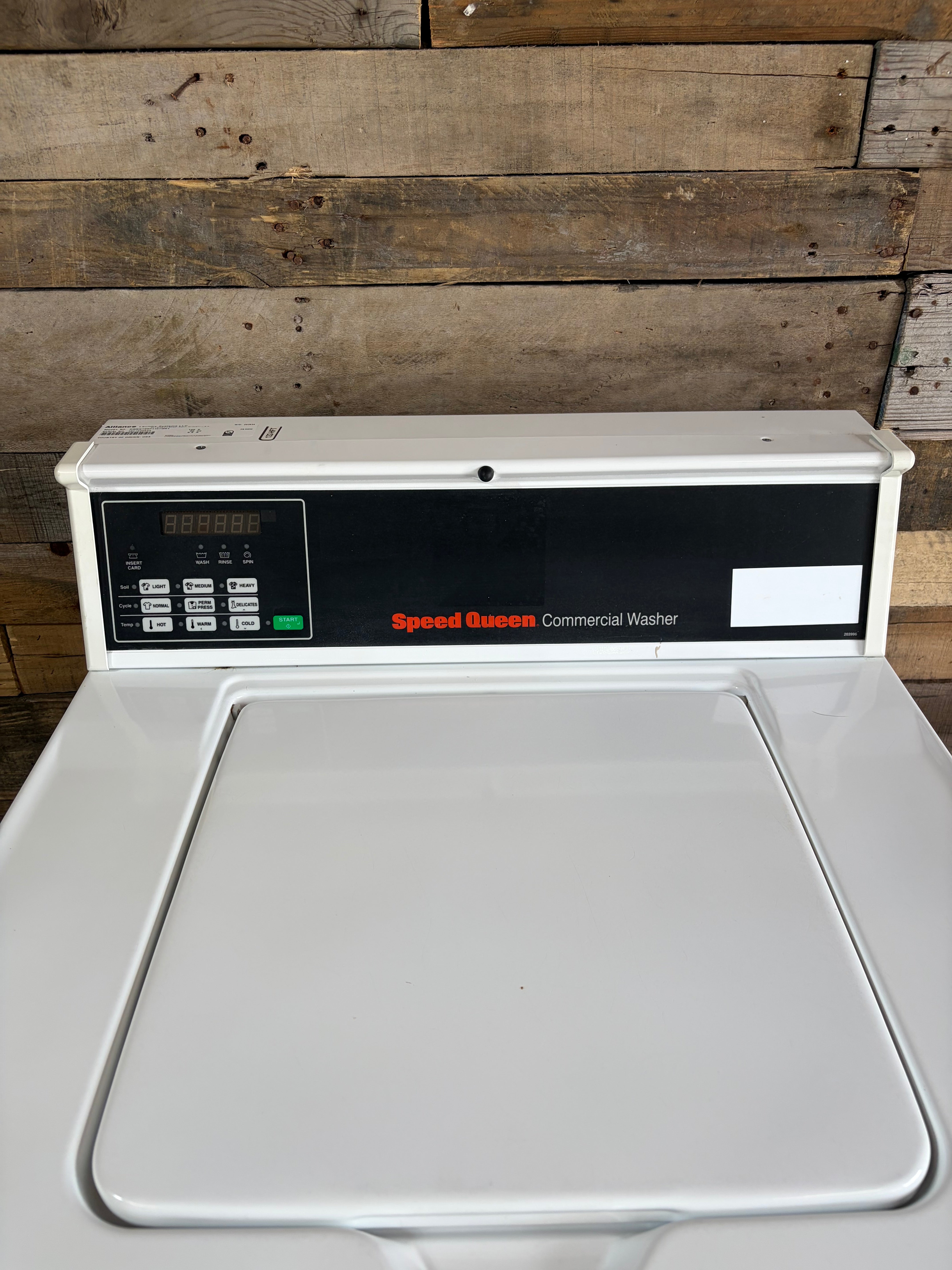 SpeedQueen Commercial Top Load Washer