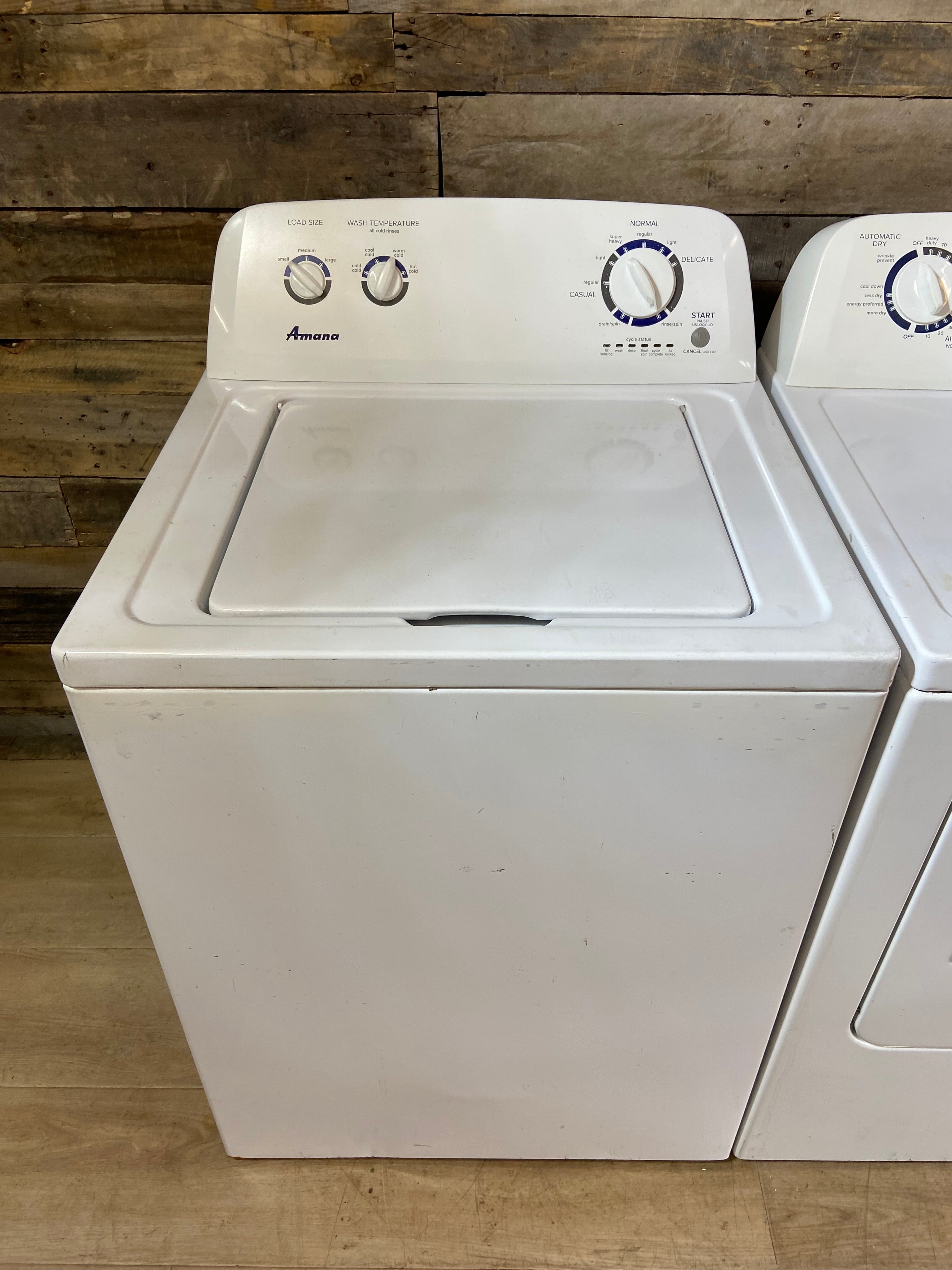 Amana Top Load Washer & Dryer Set
