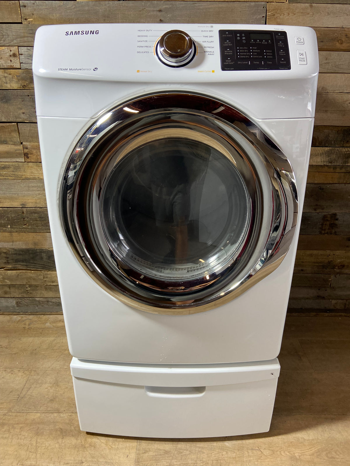 Samsung Front Load Style Large Capacity Dryer With Pedestal
