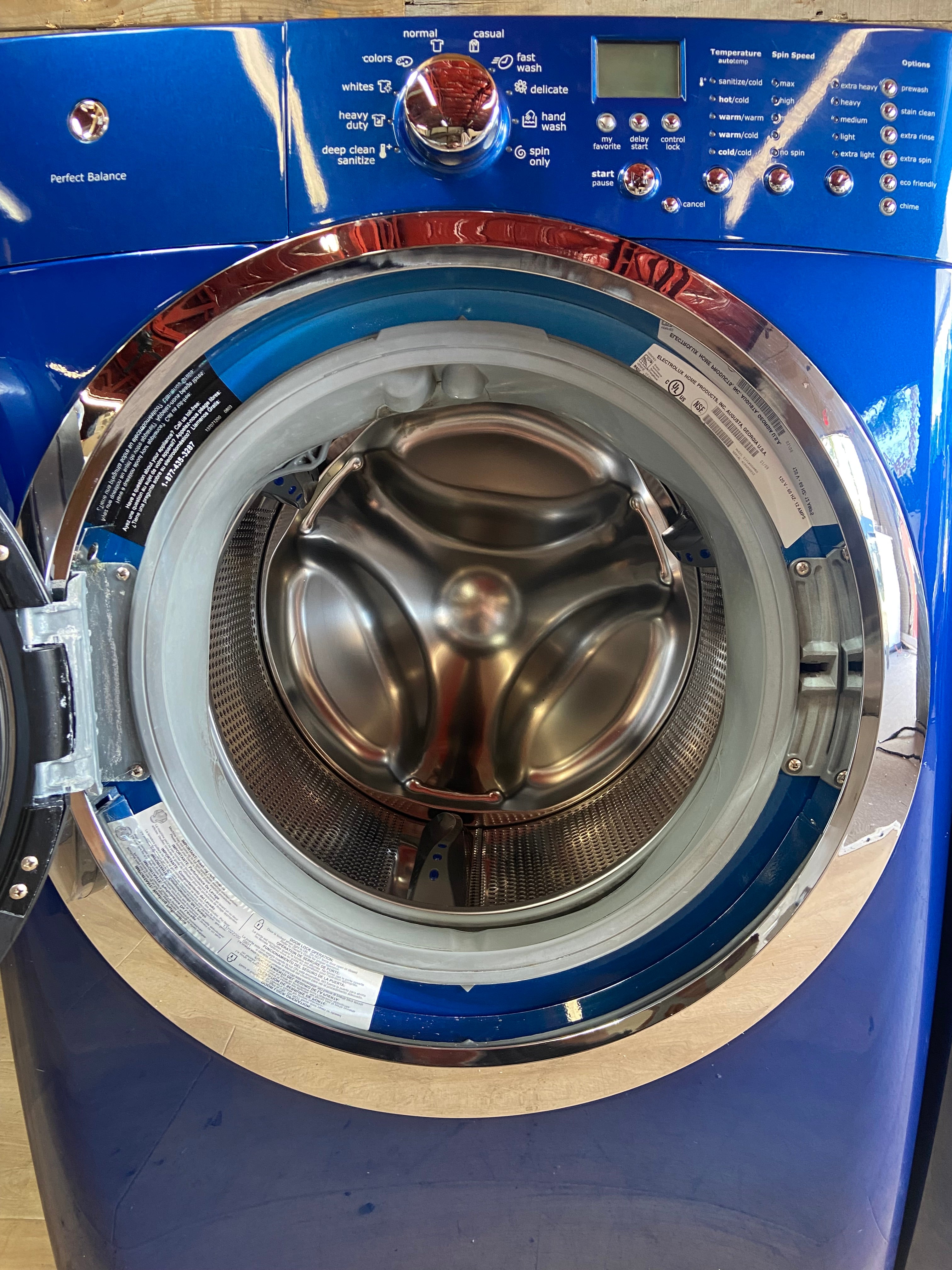 Electrolux Blue Front Load Washer & Dryer Set