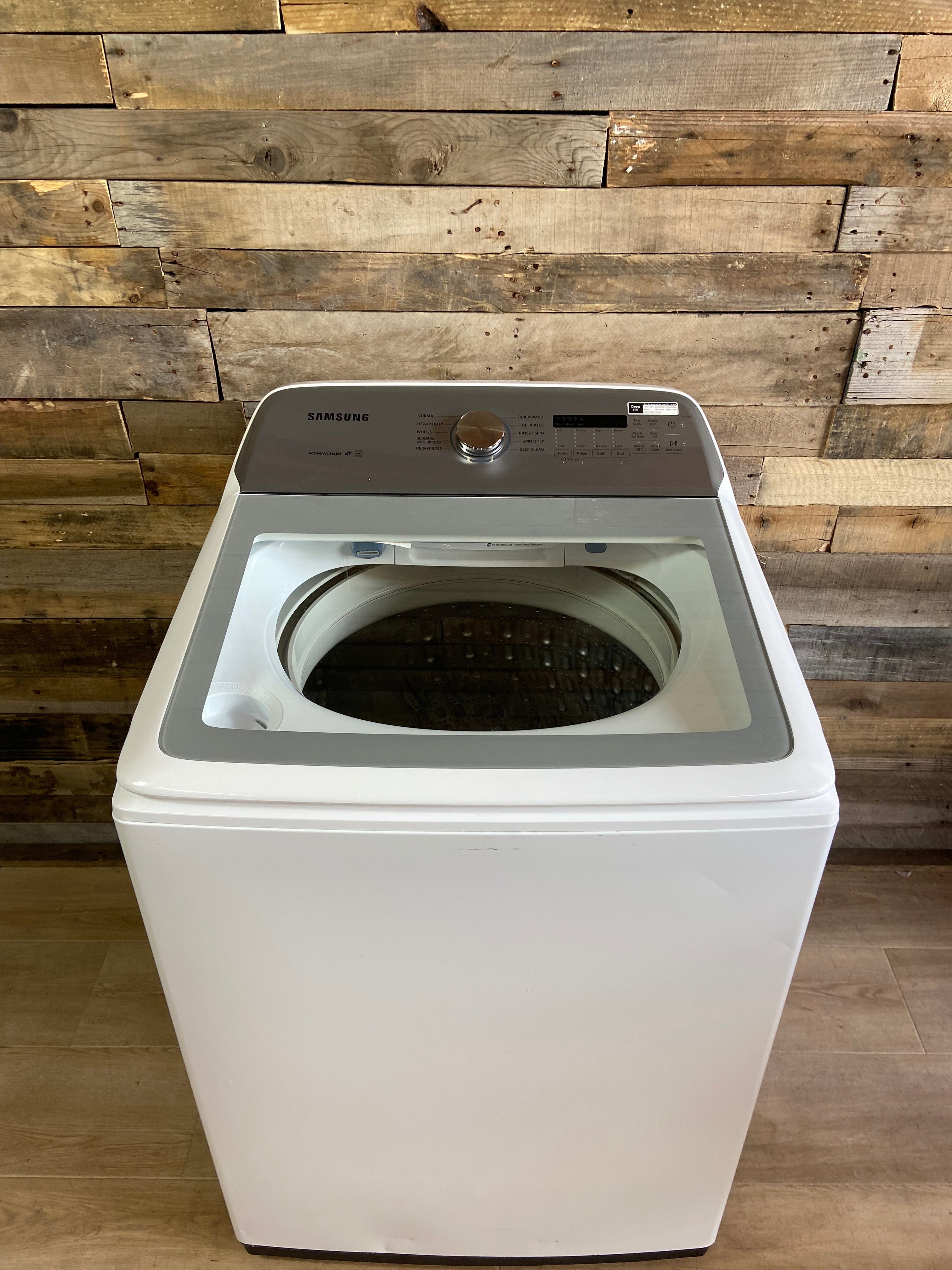 Samsung Top Load Washer with 5.0 Cu. Ft. Capacity, 10 Wash Cycles, Active WaterJet