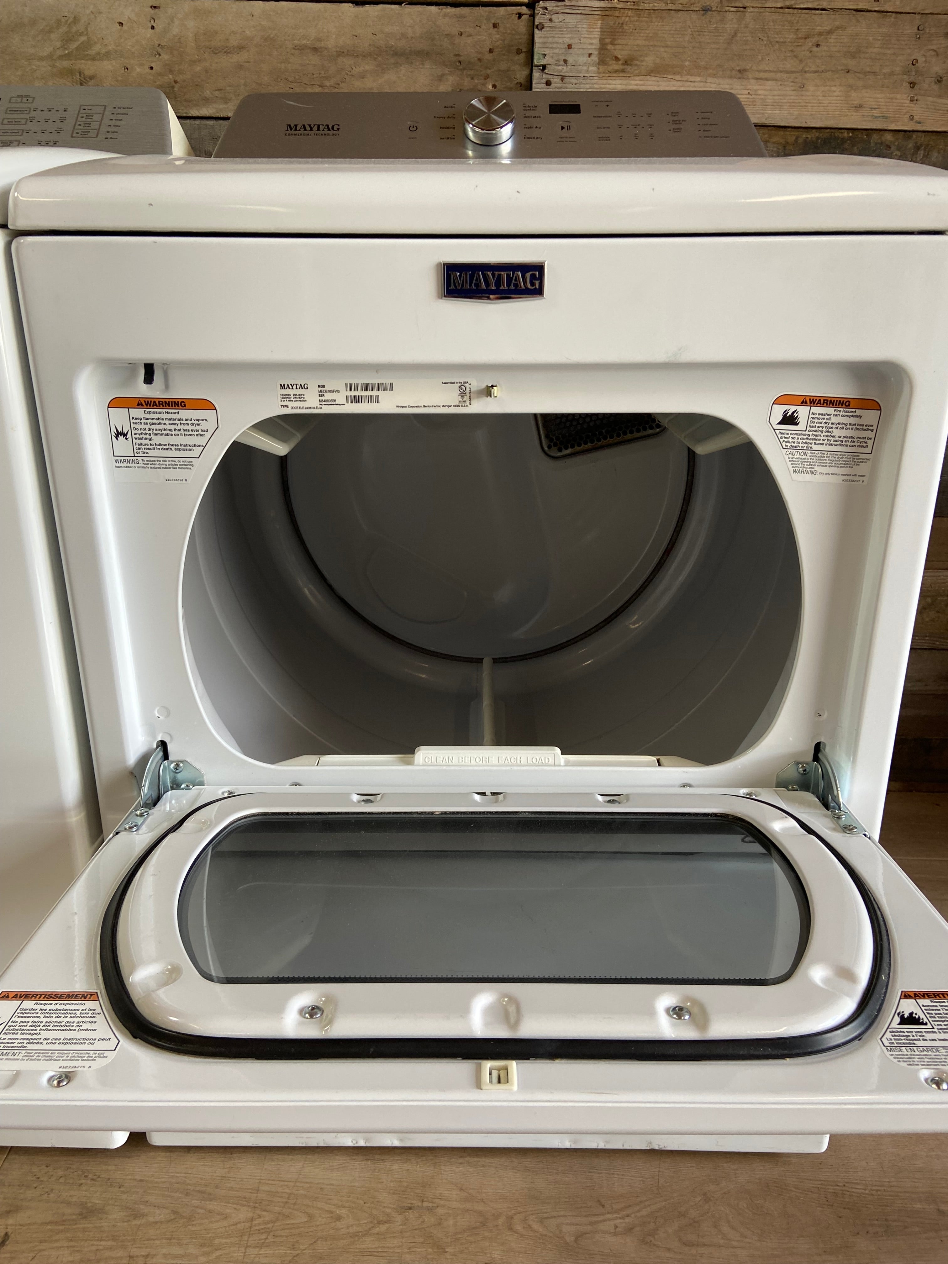 Maytag Commercial Technology Top Load Washer & Dryer Set
