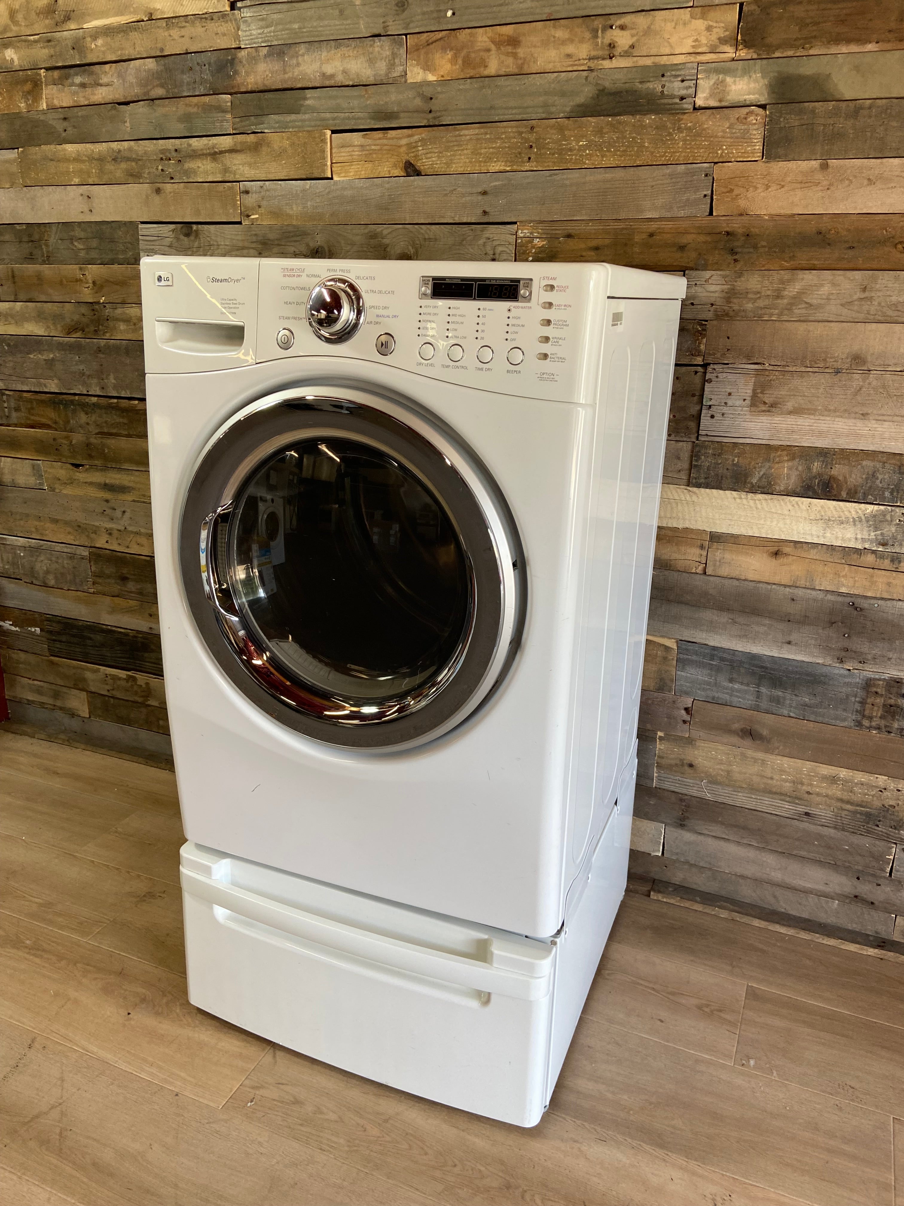 LG Front Load Style Dryer With Pedestal