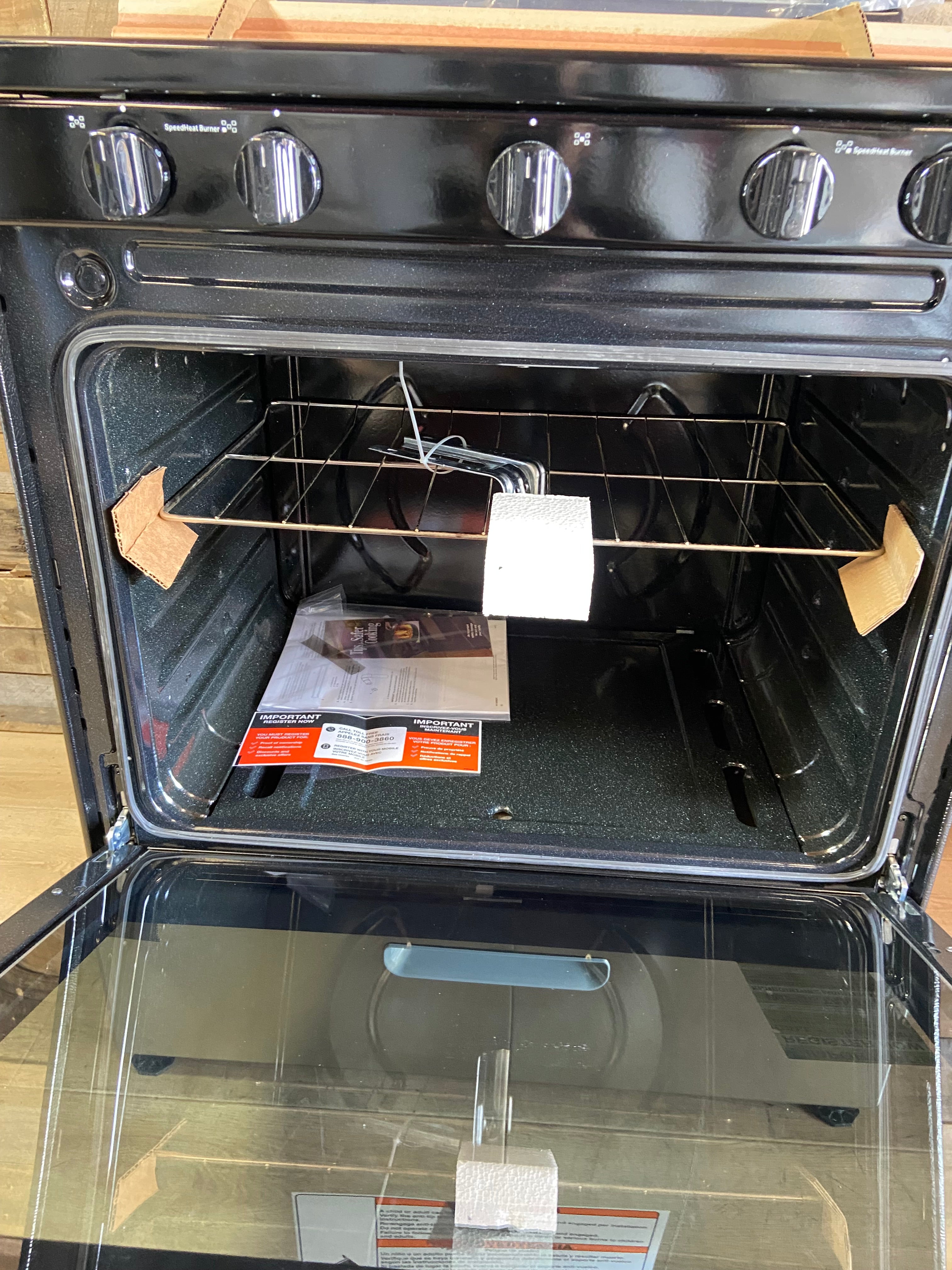 30 in. 5-Burner Freestanding Gas Range in Stainless Steel