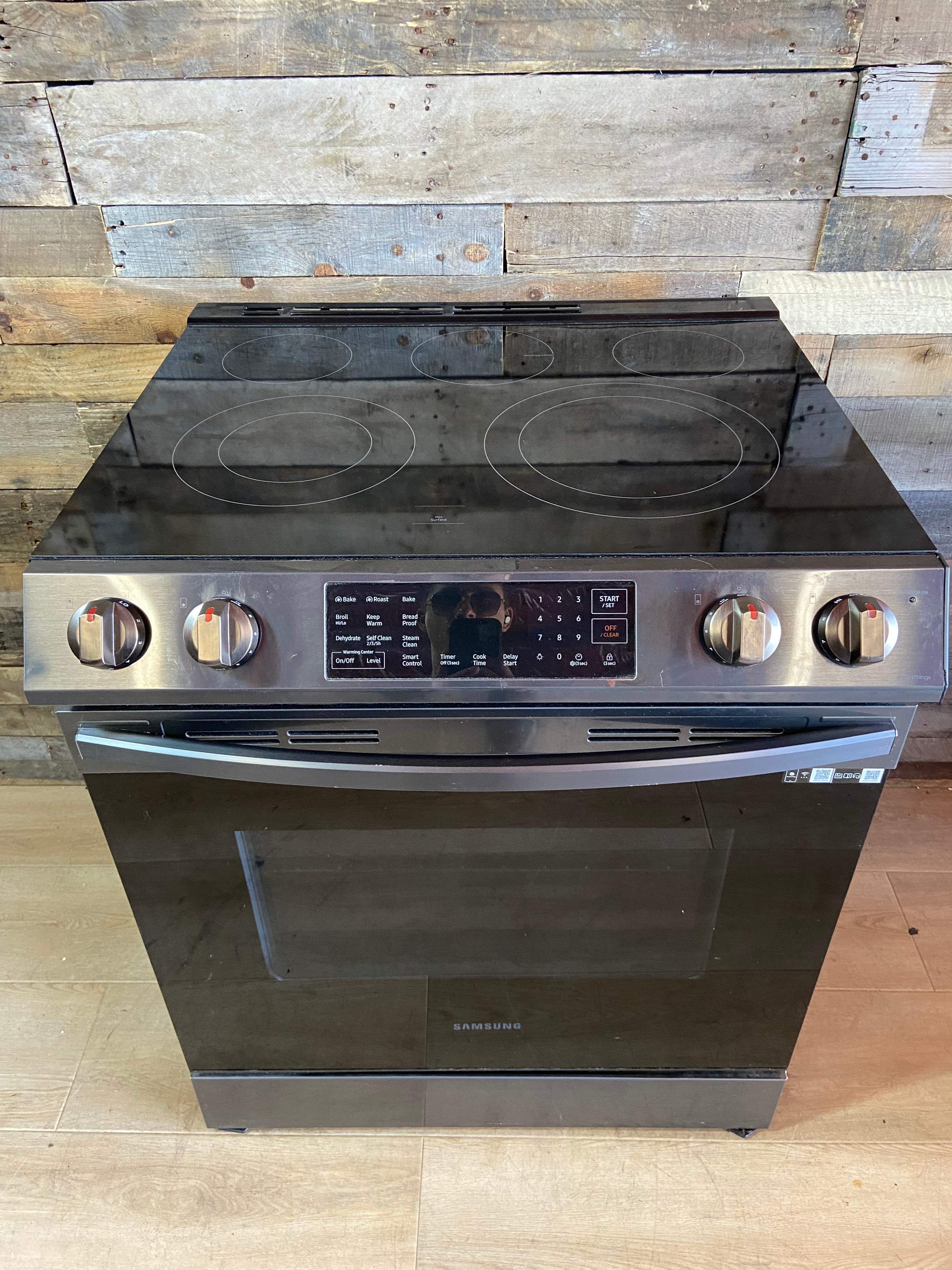 Samsung Black Stainless Slide-In Range