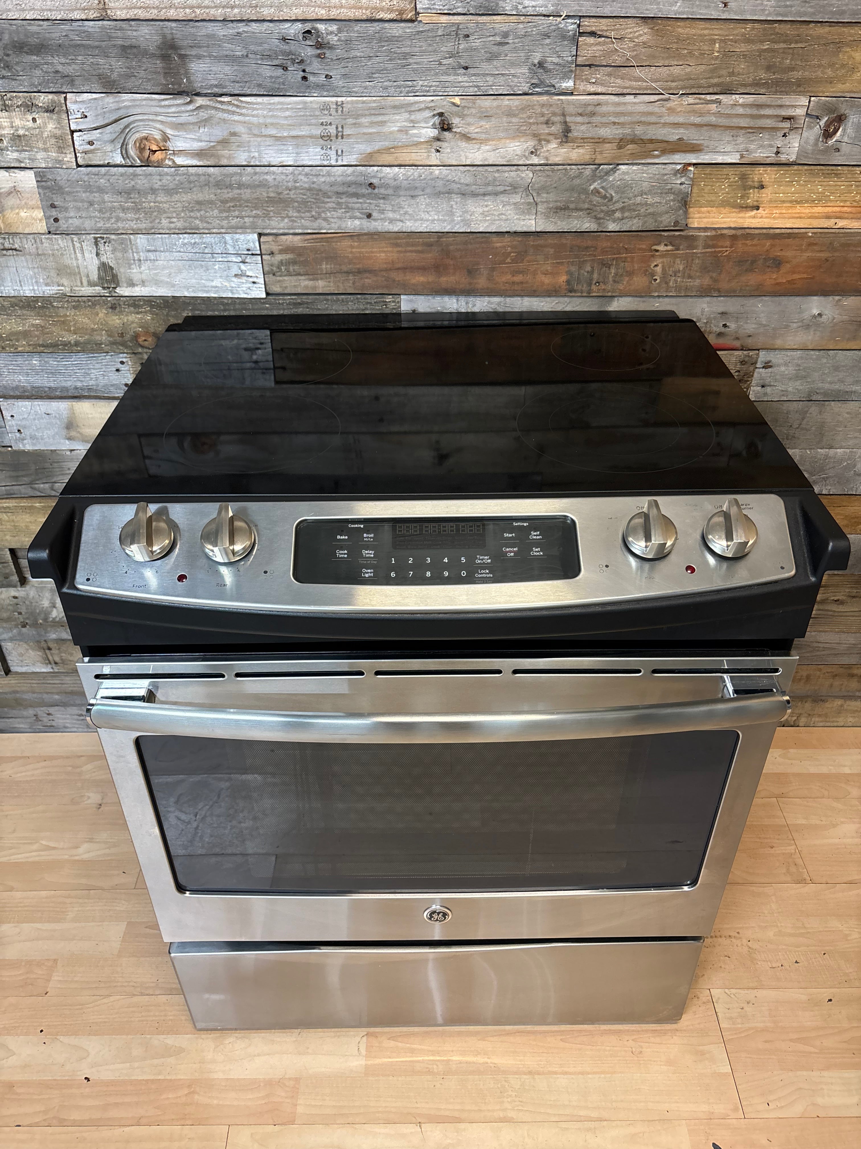 Stainless GE Slide In Range