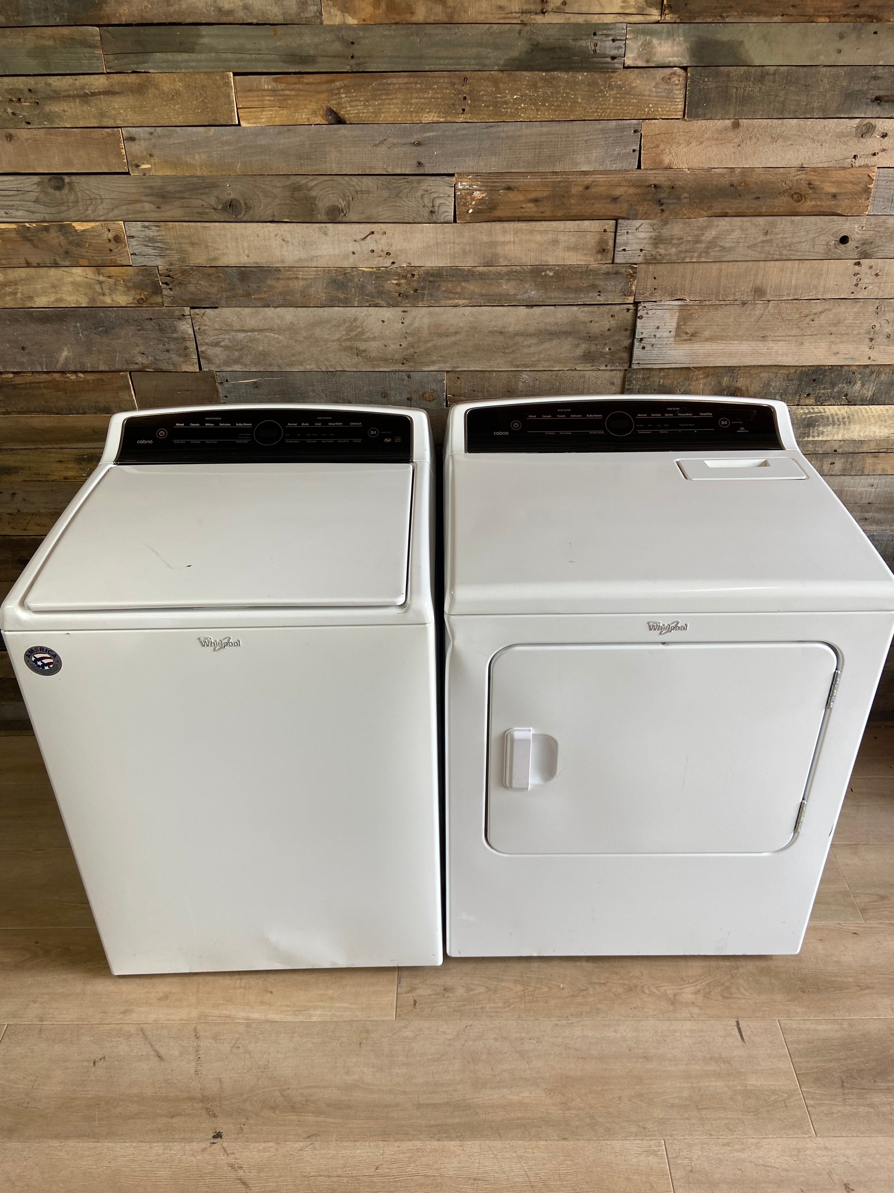 Whirlpool Cabrio Top Load Set