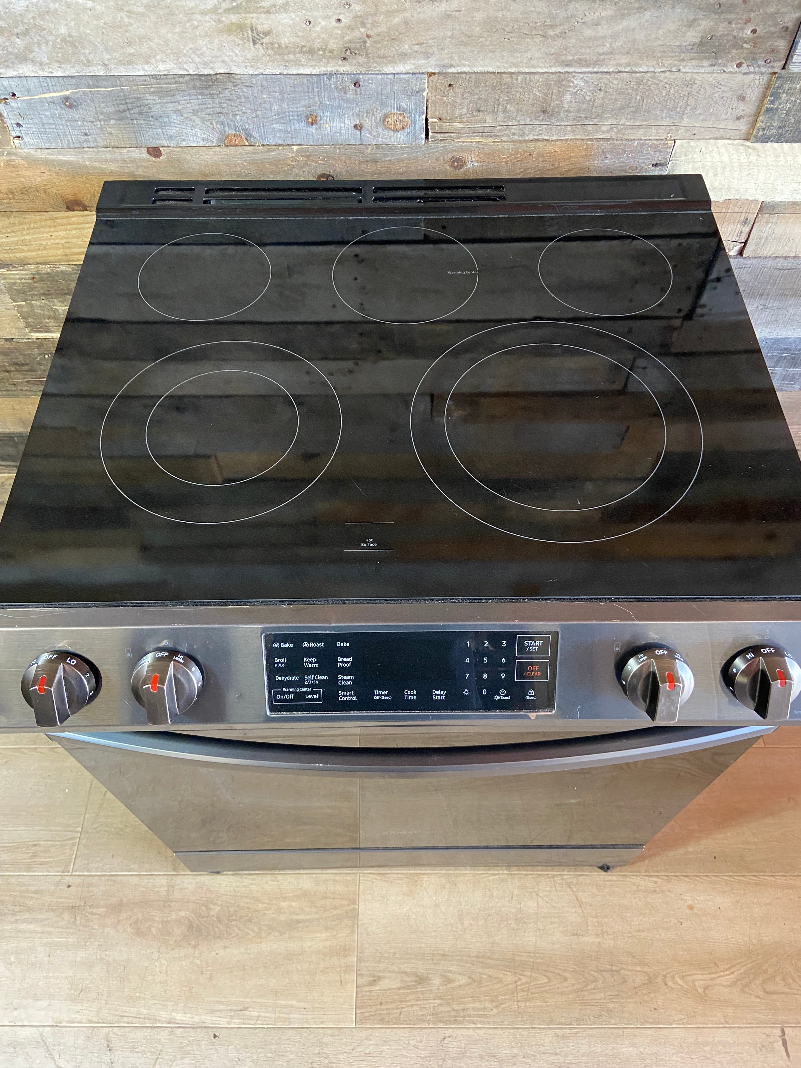 Samsung Black Stainless Slide-In Range