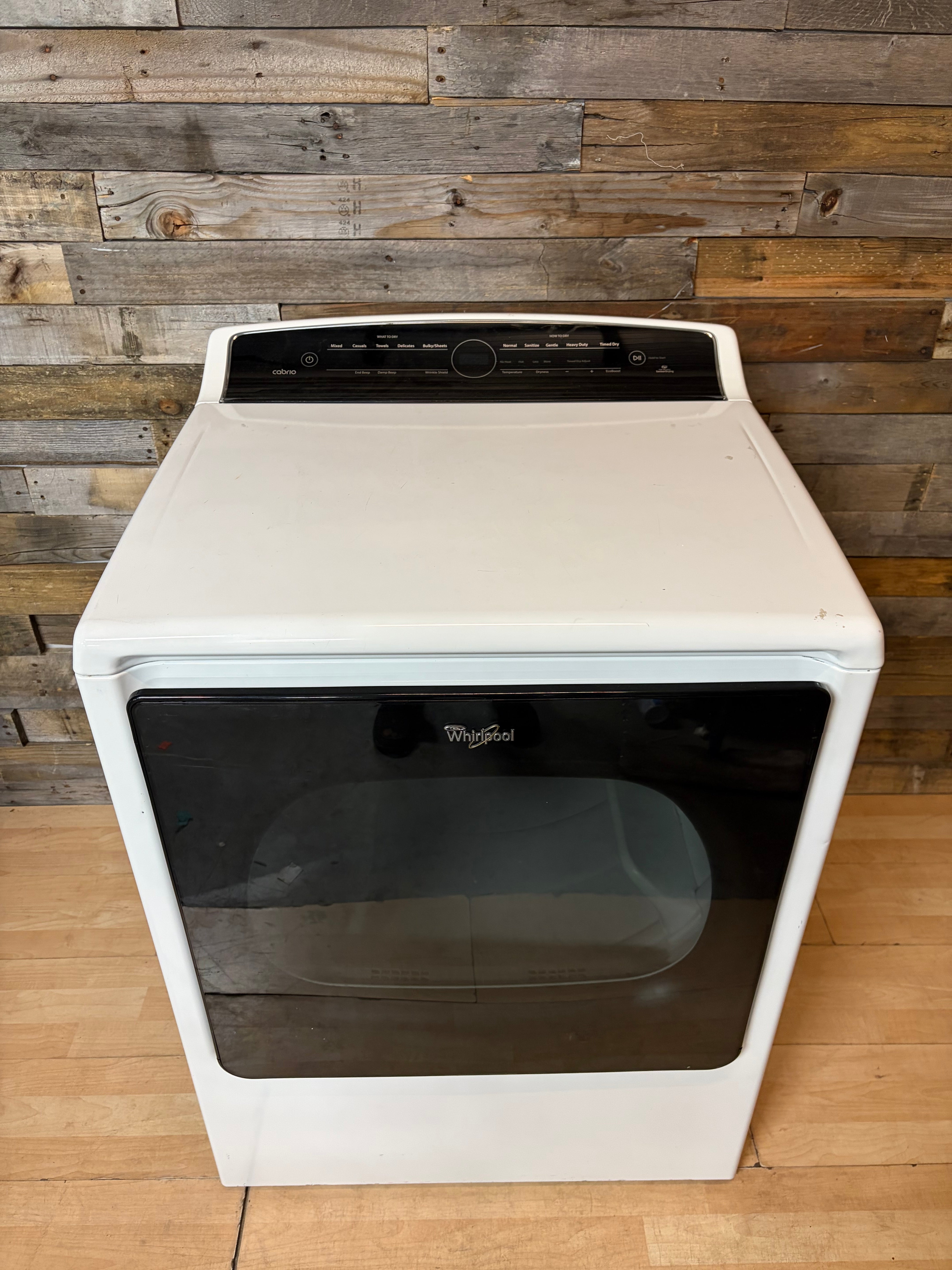 White Whirlpool Cabrio XL Dryer
