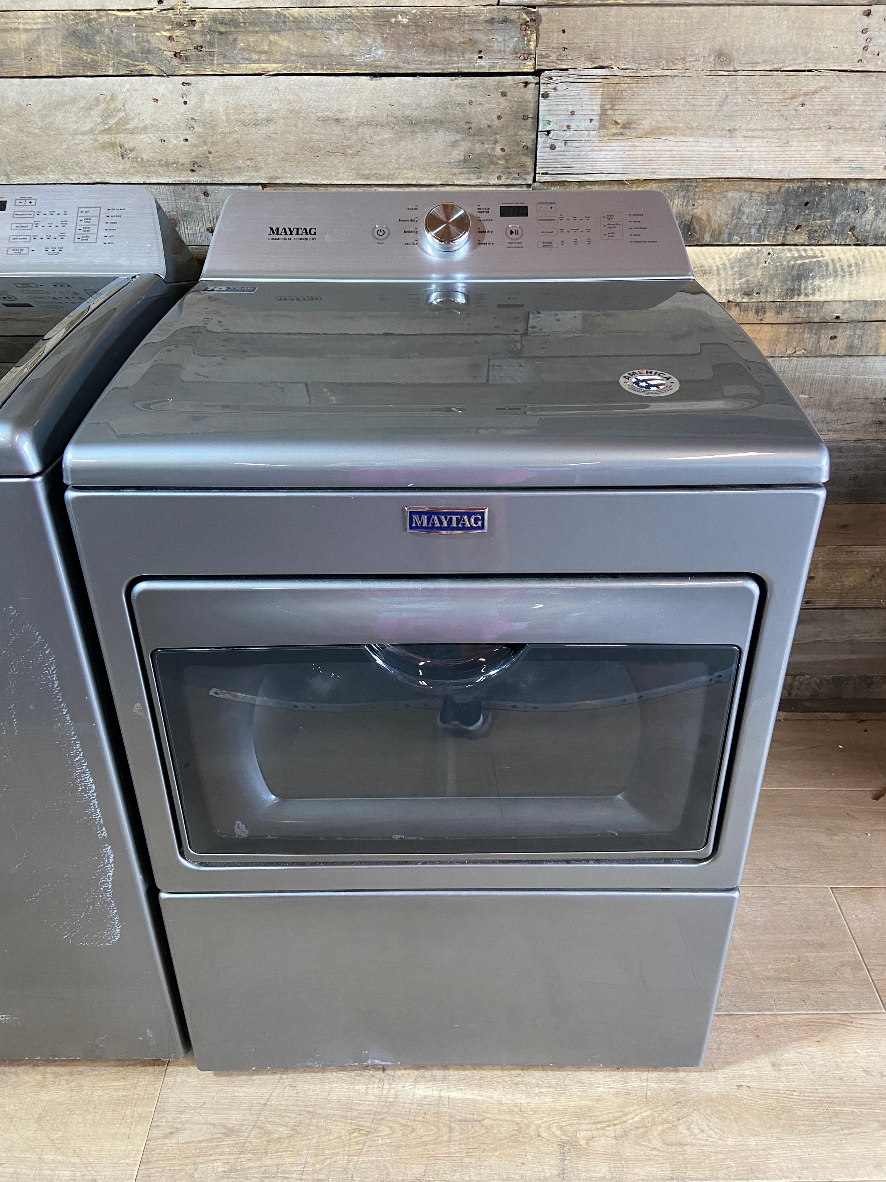 Maytag Grey Large Capacity Washer & Dryer Set