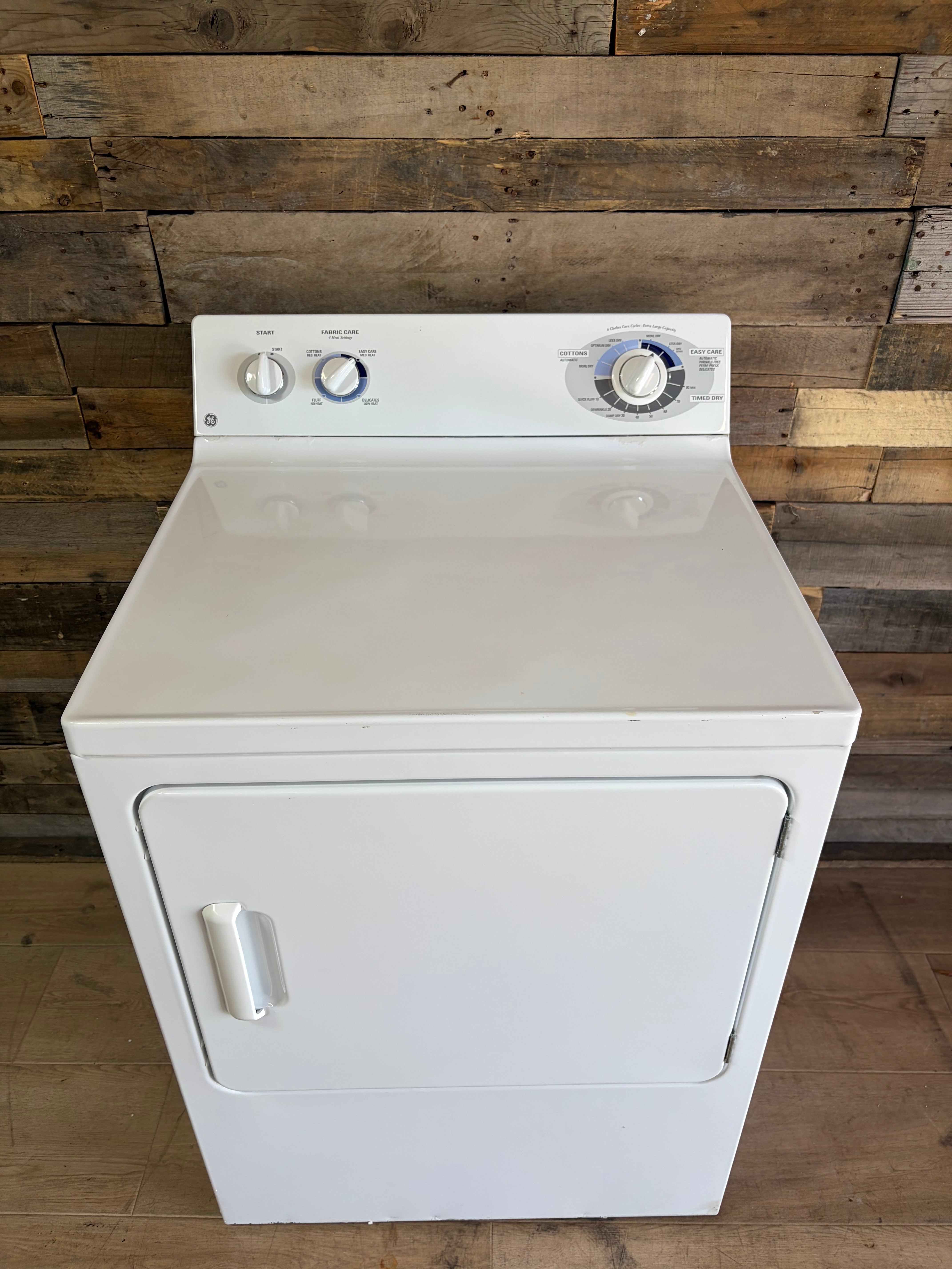 White GE Dryer