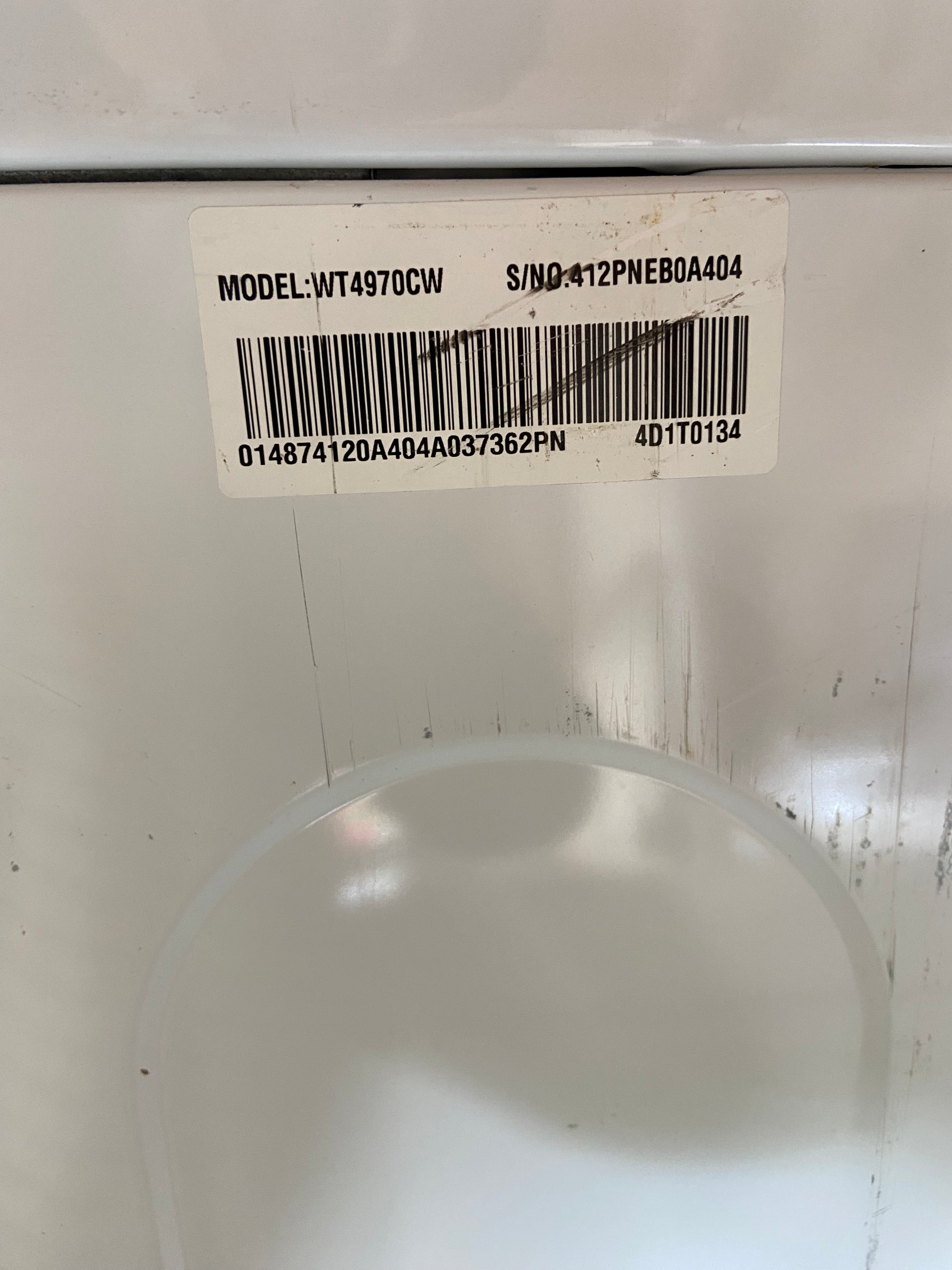 LG Large Capacity Top Load Washer Dryer Set