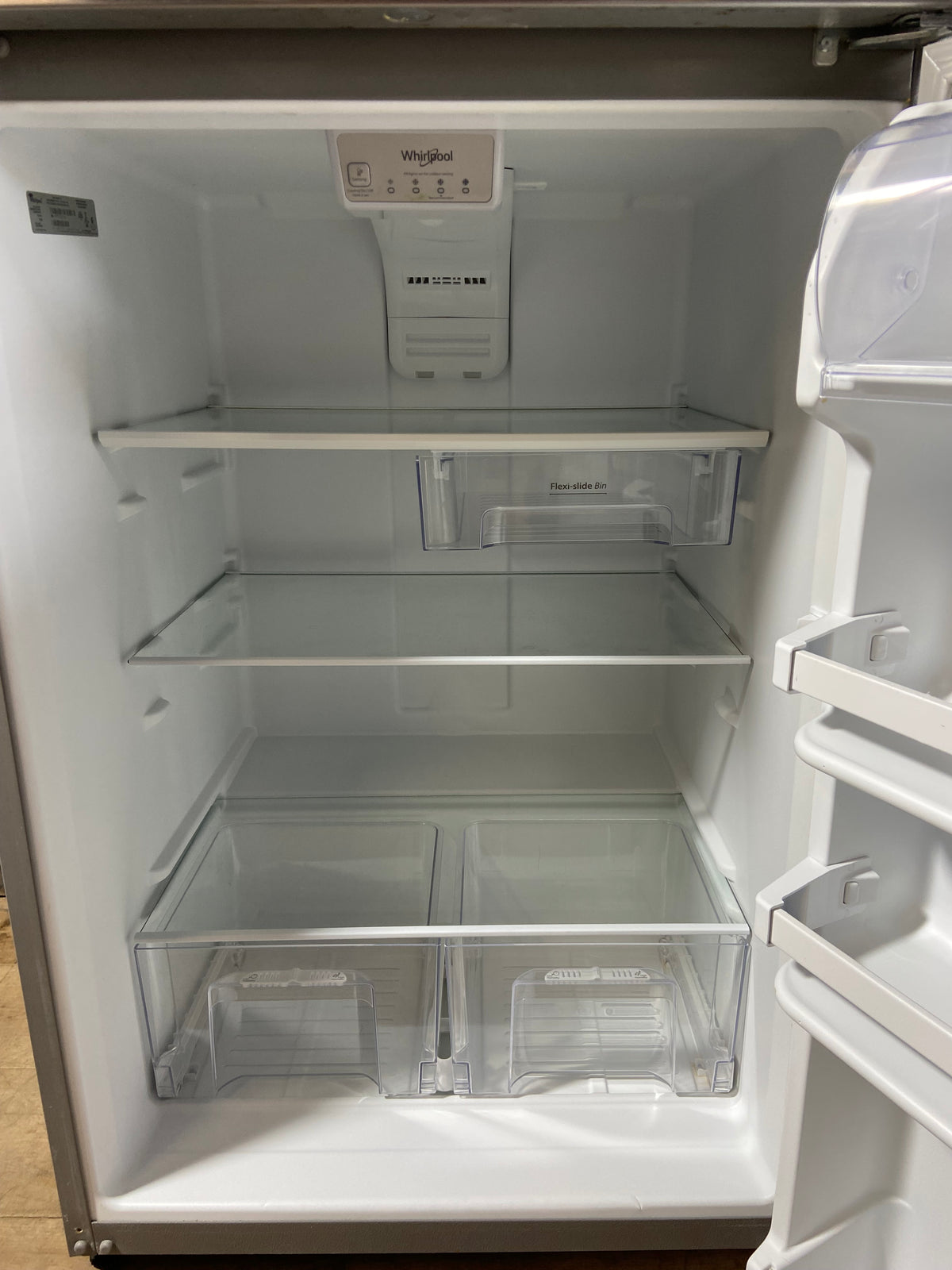 Whirlpool 30” Stainless Steel Top/Bottom Refrigerator With Ice Maker