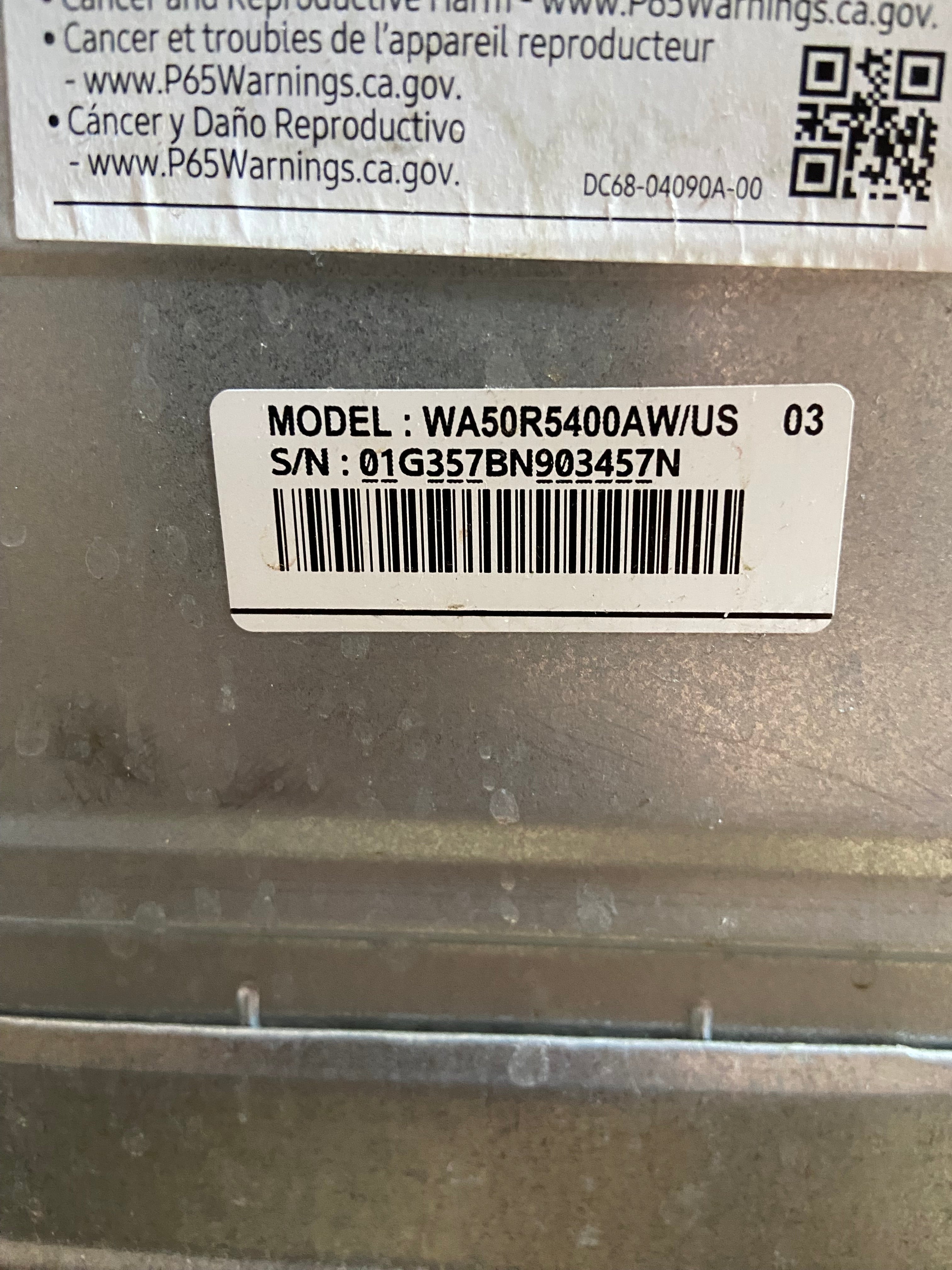 Samsung Top Load Washer with 5.0 Cu. Ft. Capacity, 10 Wash Cycles, Active WaterJet