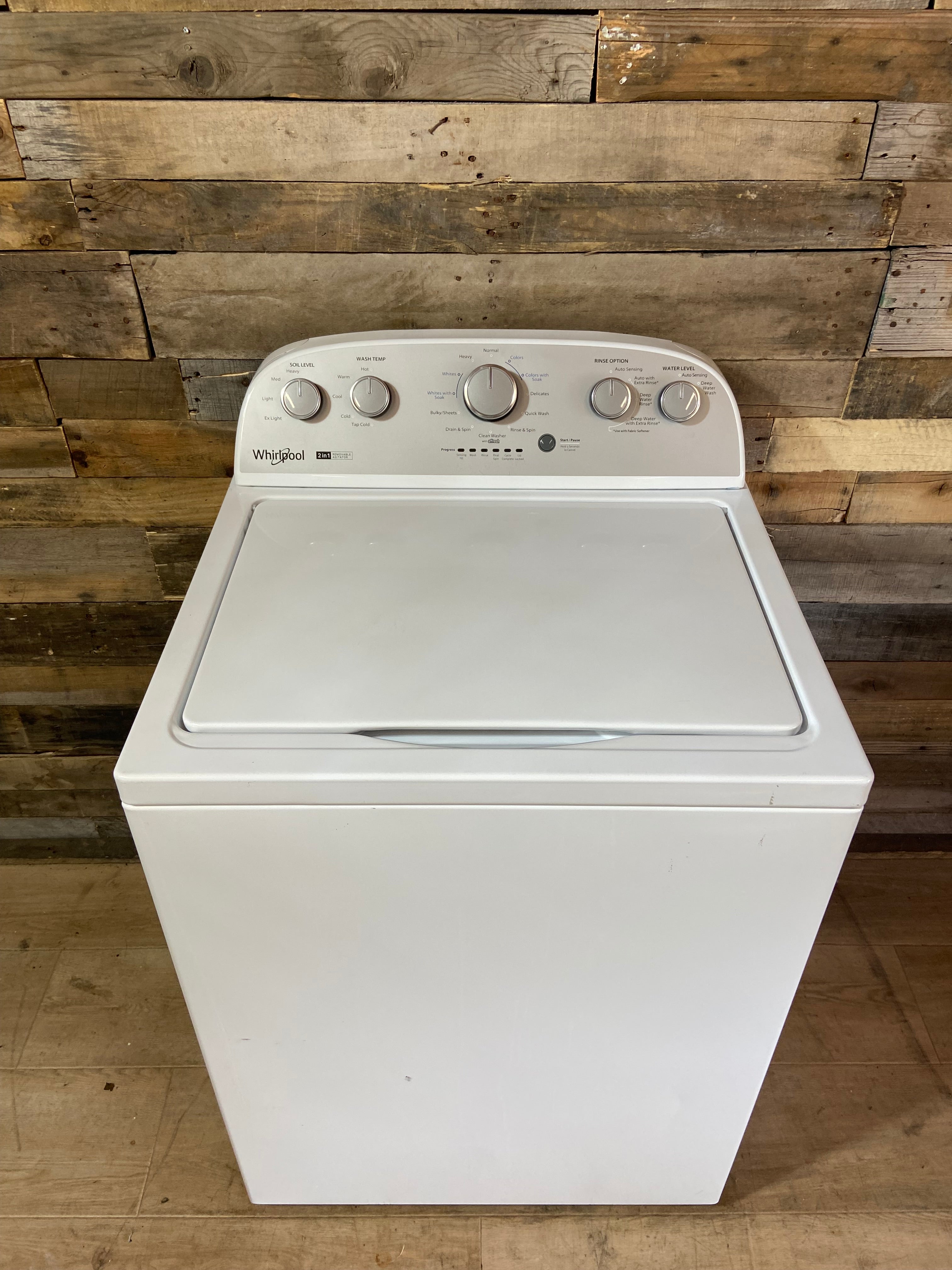 Whirlpool 2in1 Removable Agitator Washer