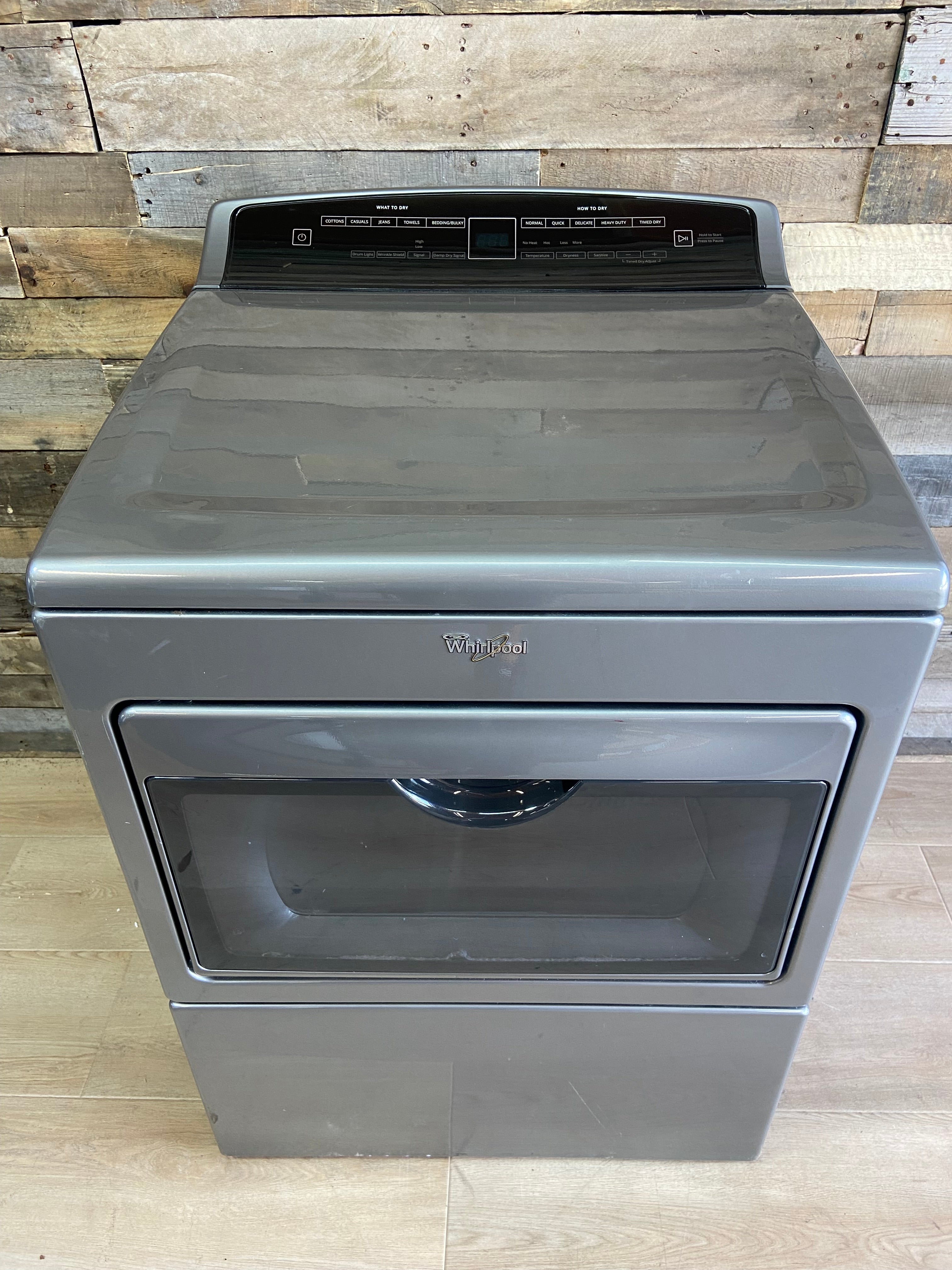 Whirlpool Grey Glass Door Dryer
