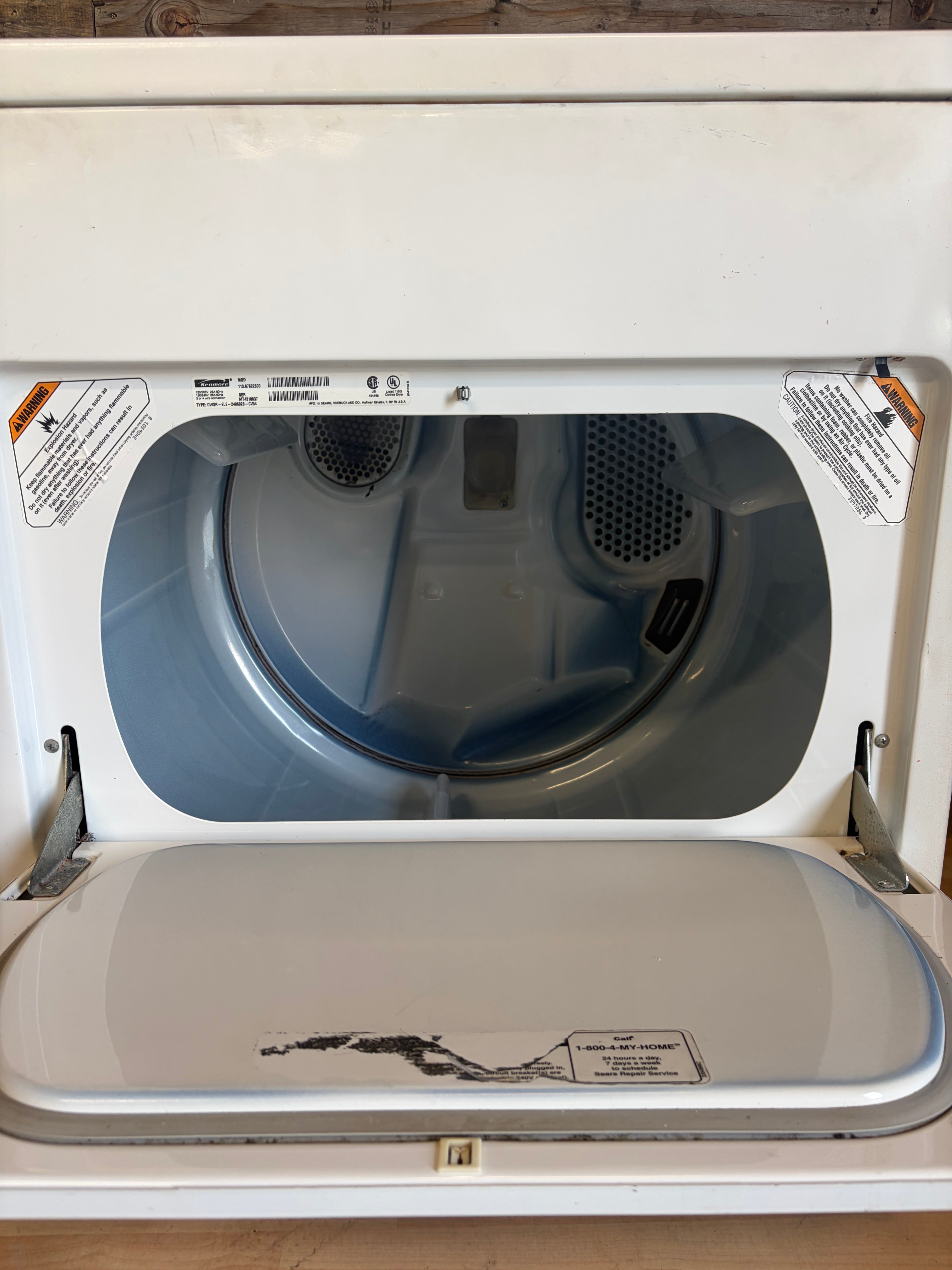 Kenmore White Dryer