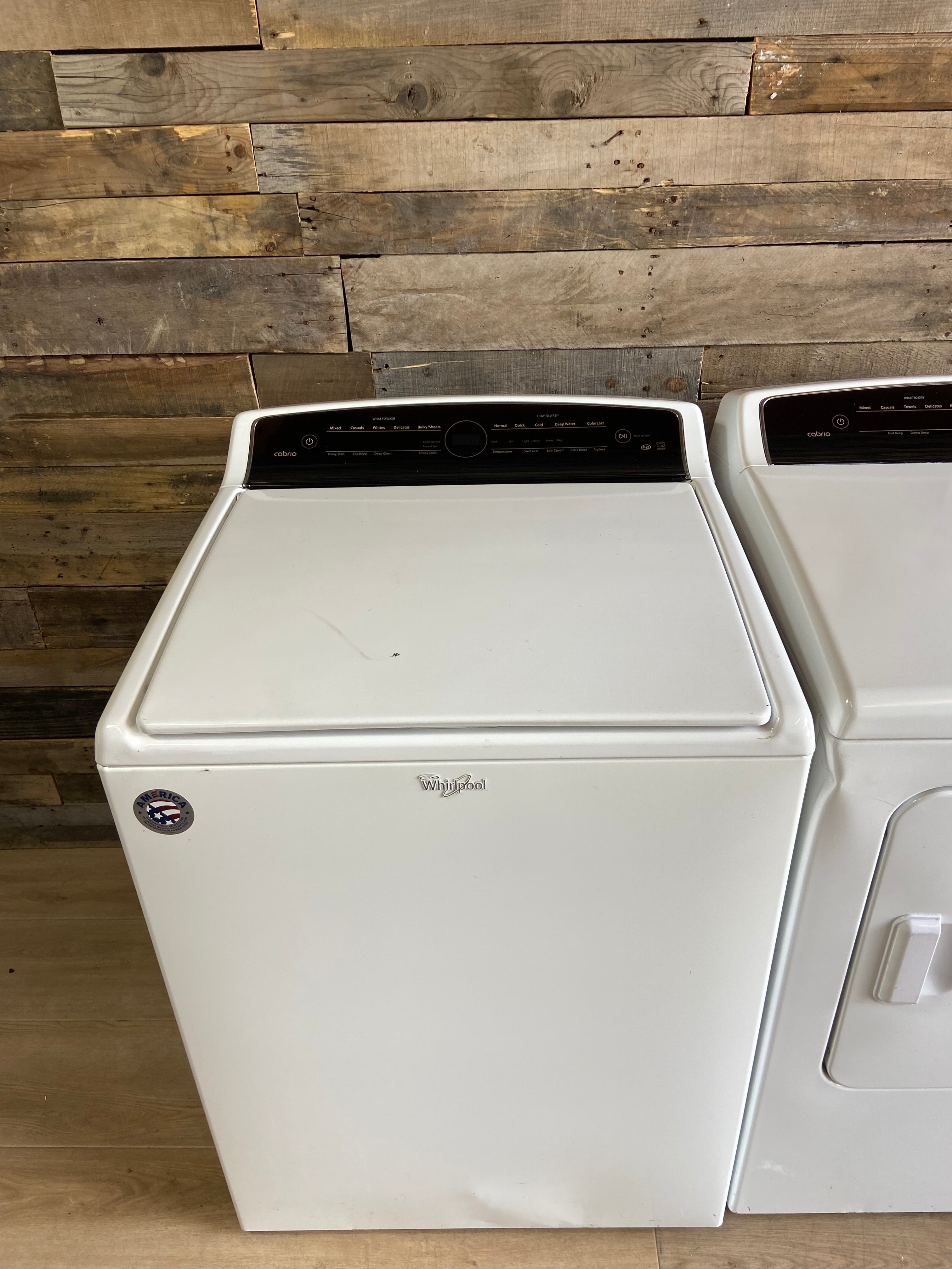 Whirlpool Cabrio Top Load Set