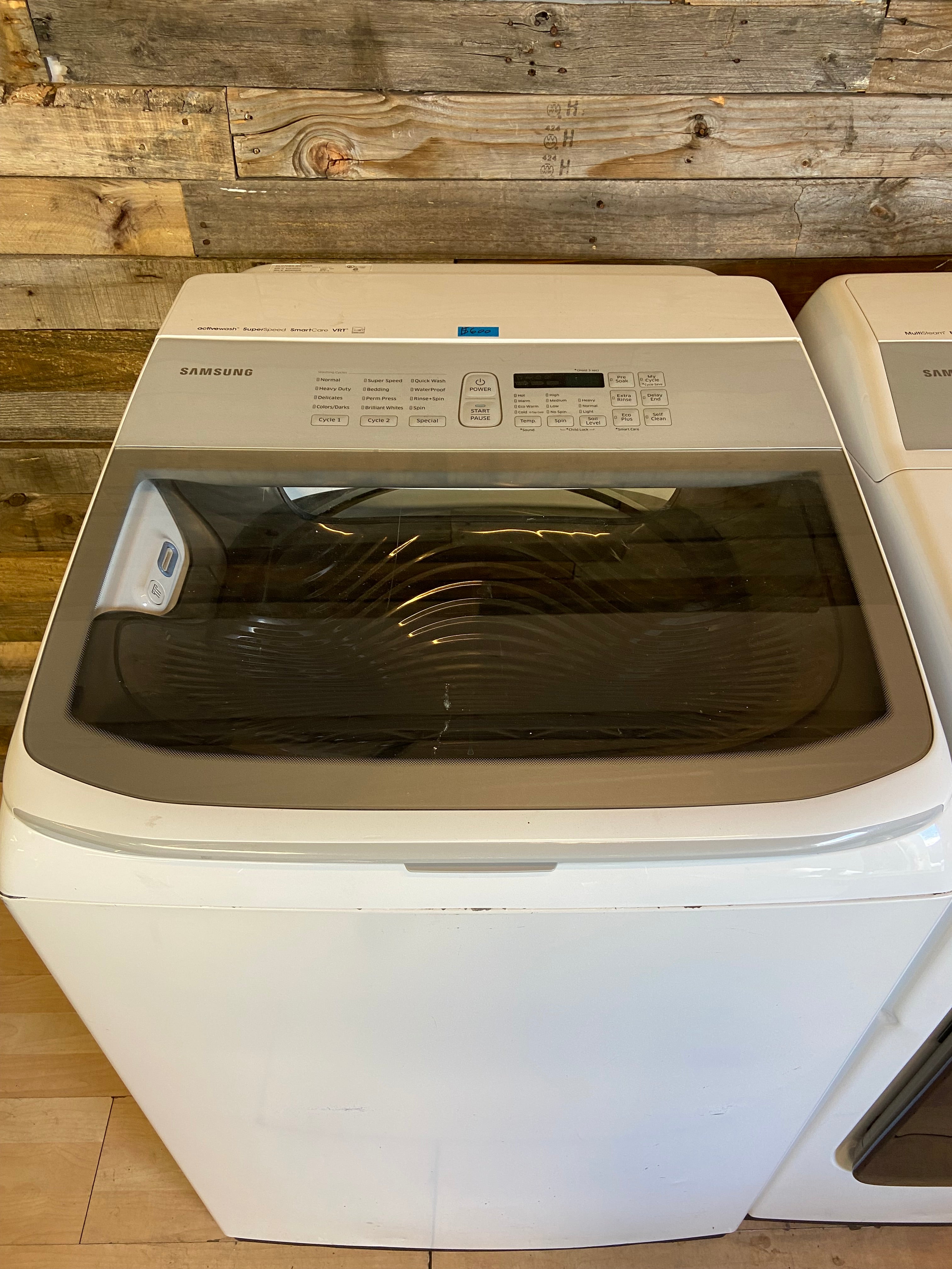 Samsung ActiveWash White Top Load Set