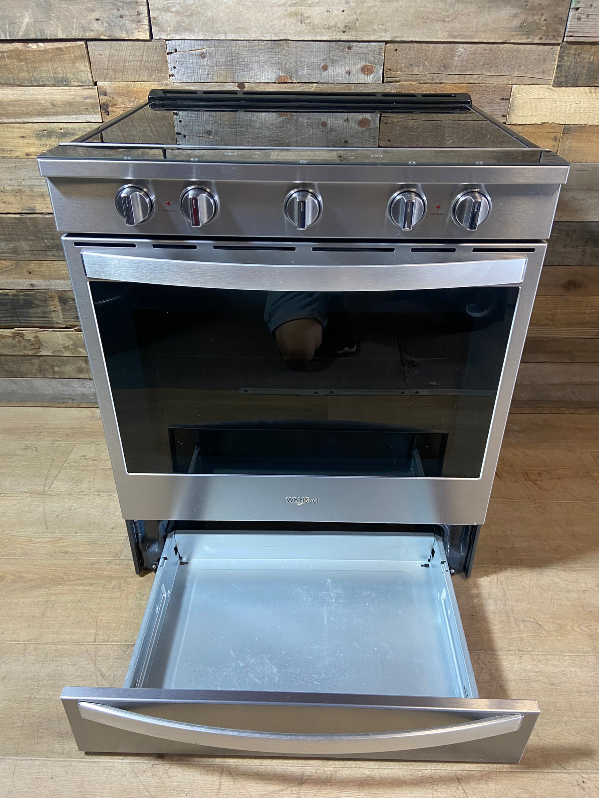 Whirlpool Stainless 5 Burner Slide In Range