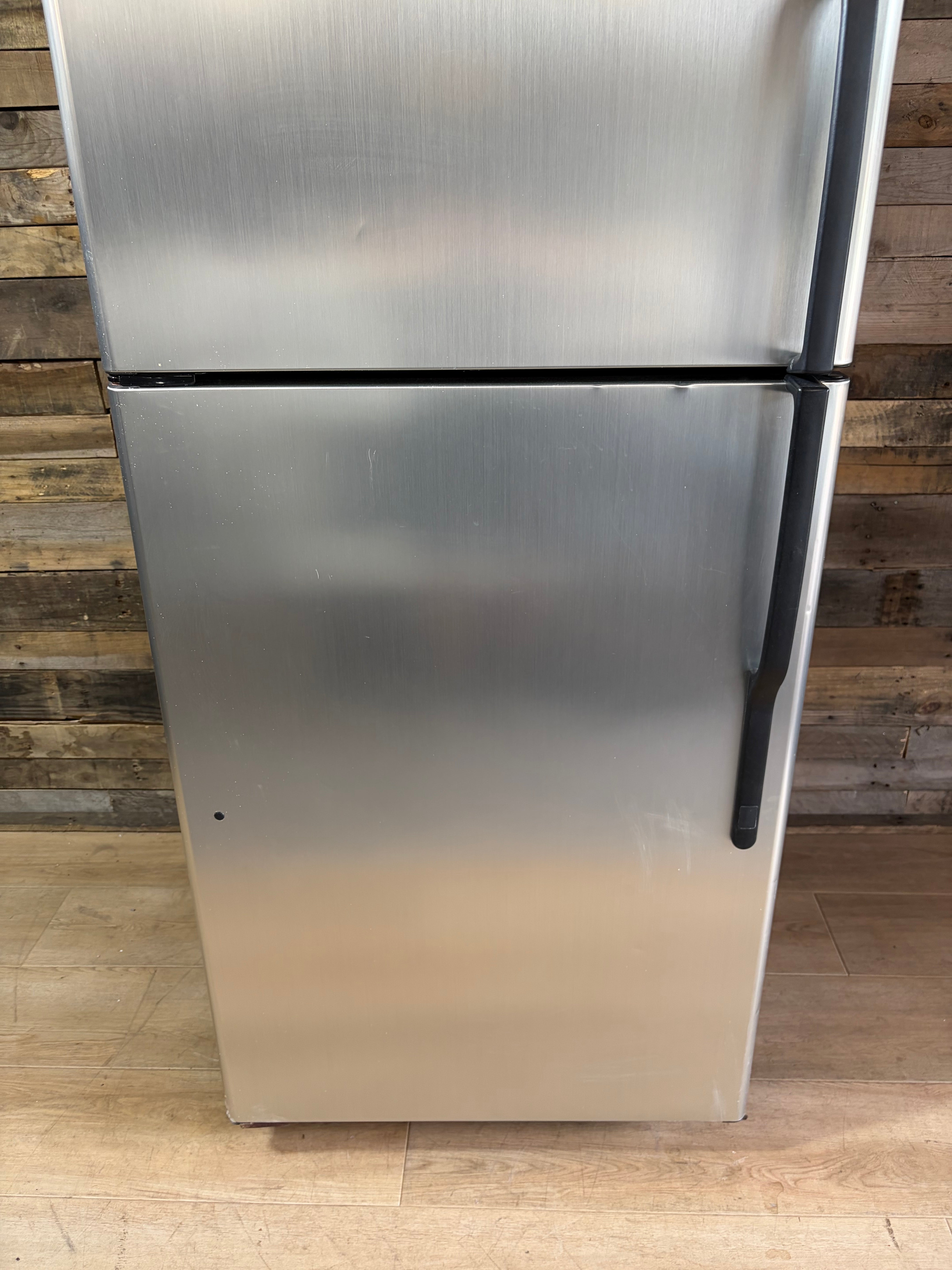 GE Stainless Top Bottom Refrigerator