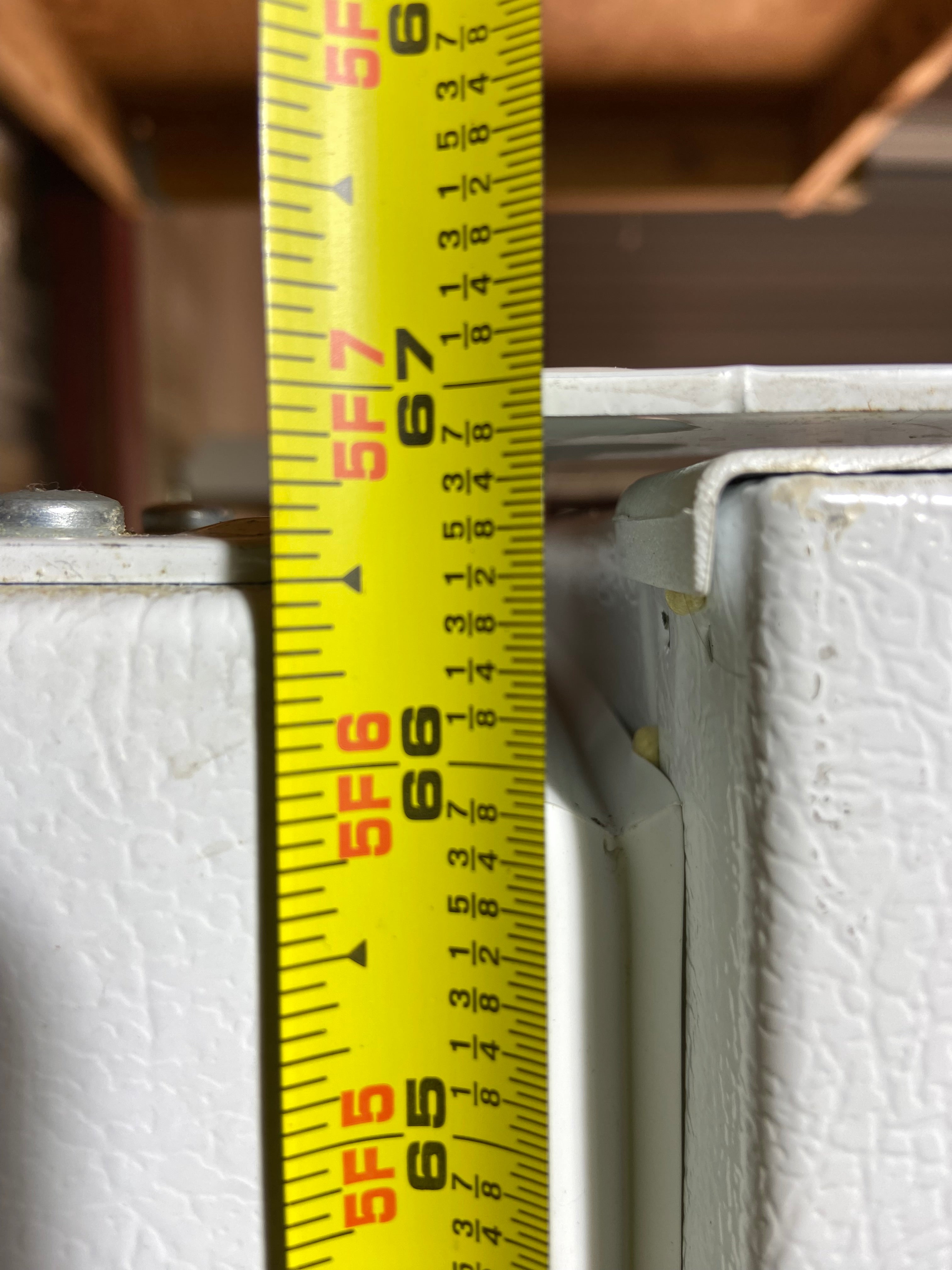 GE White Top Bottom Refrigerator