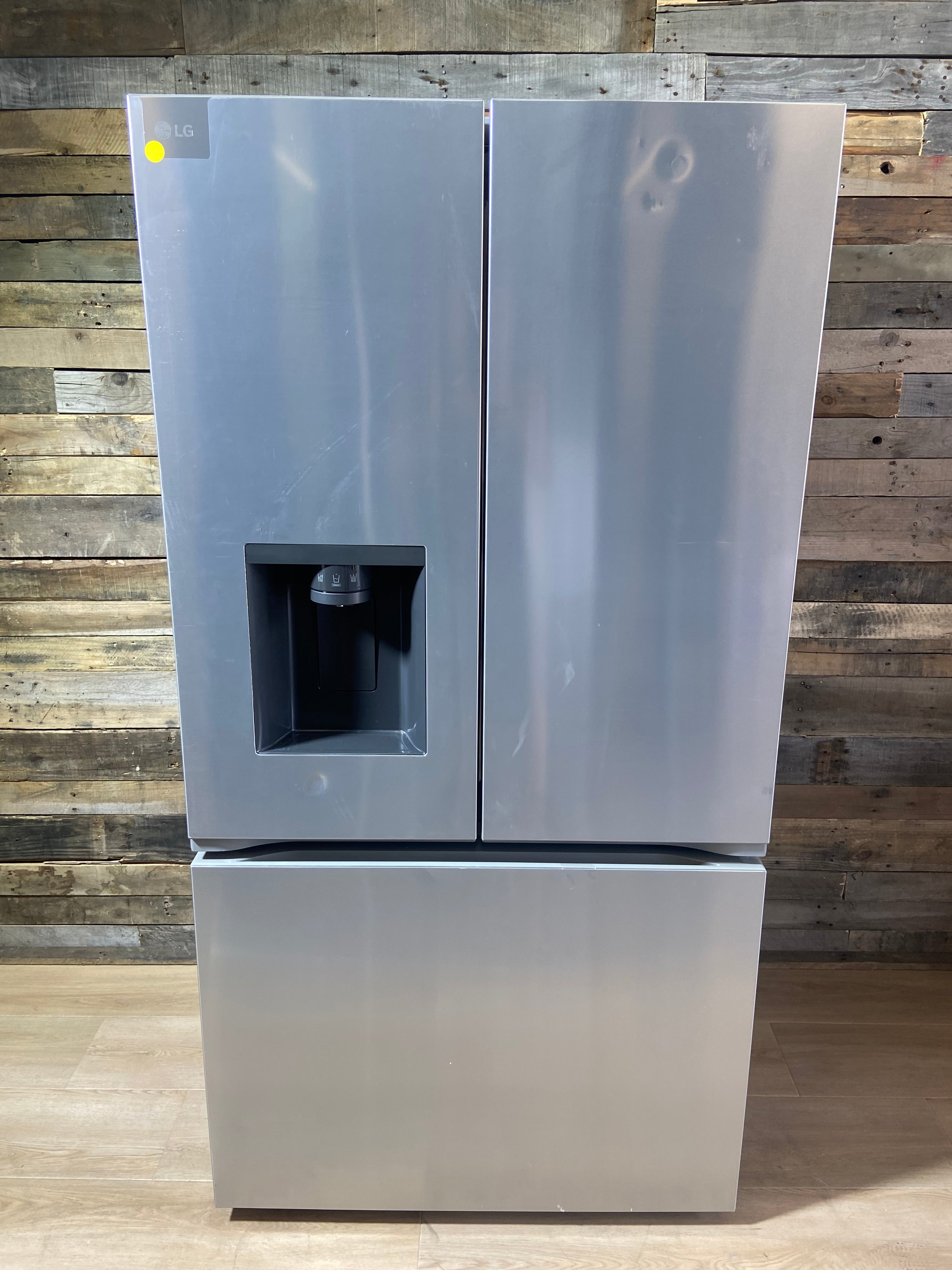 LG 26 cu. ft. Counter-Depth MAX 3-Door French Door Refrigerator in Stainless Steel