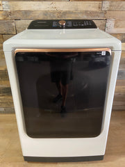 Samsung 7.4-cu ft Vented Electric Dryer with Steam Cycle (Ivory)