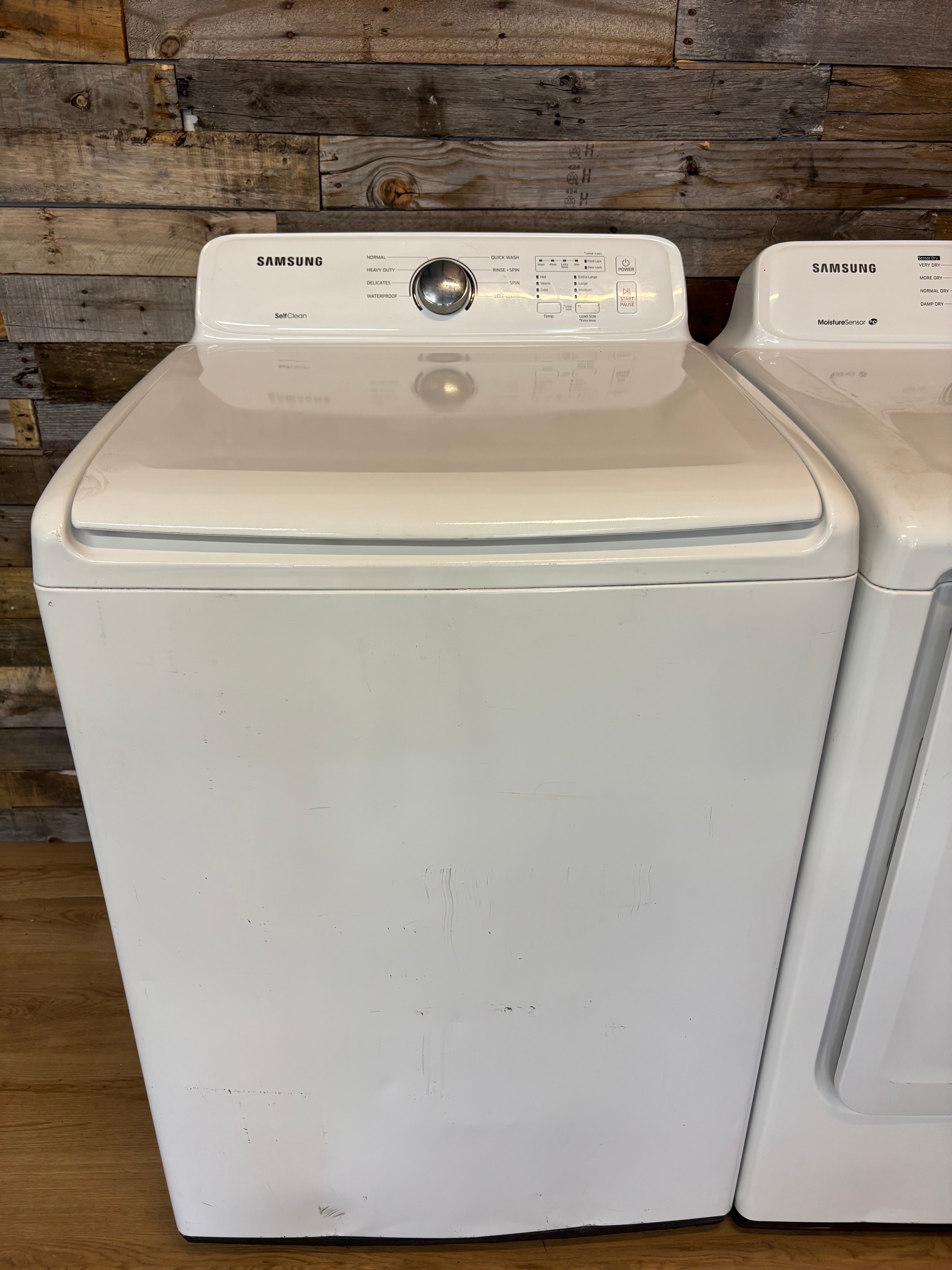 Samsung White Top Load Set