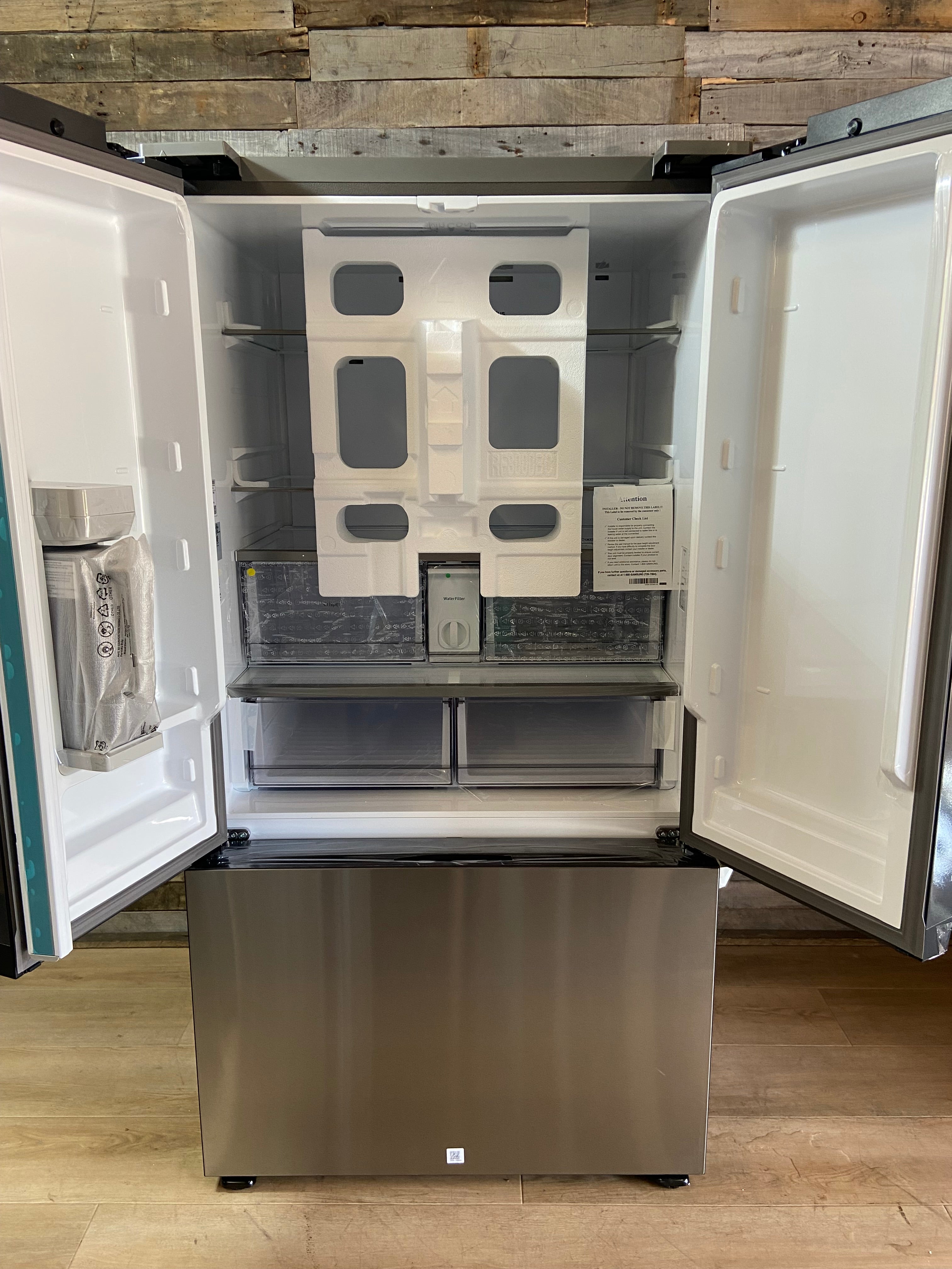 Samsung 30 cu. ft. Bespoke 3-Door French Door Refrigerator with AutoFill Water Pitcher