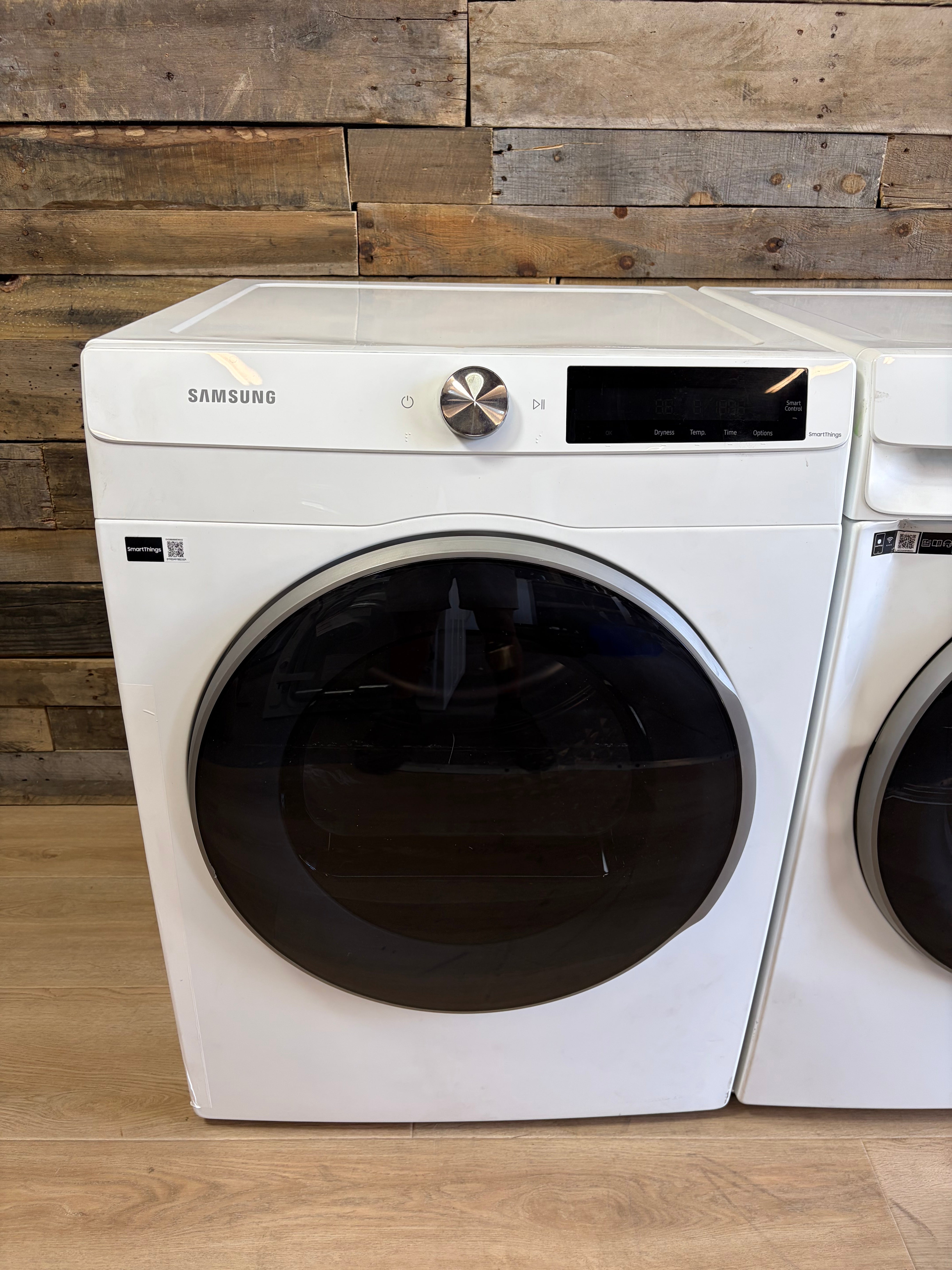 2.5 cu. ft. Compact Front Load Washer and Dryer with AI Smart Dial and Super Speed Wash in White