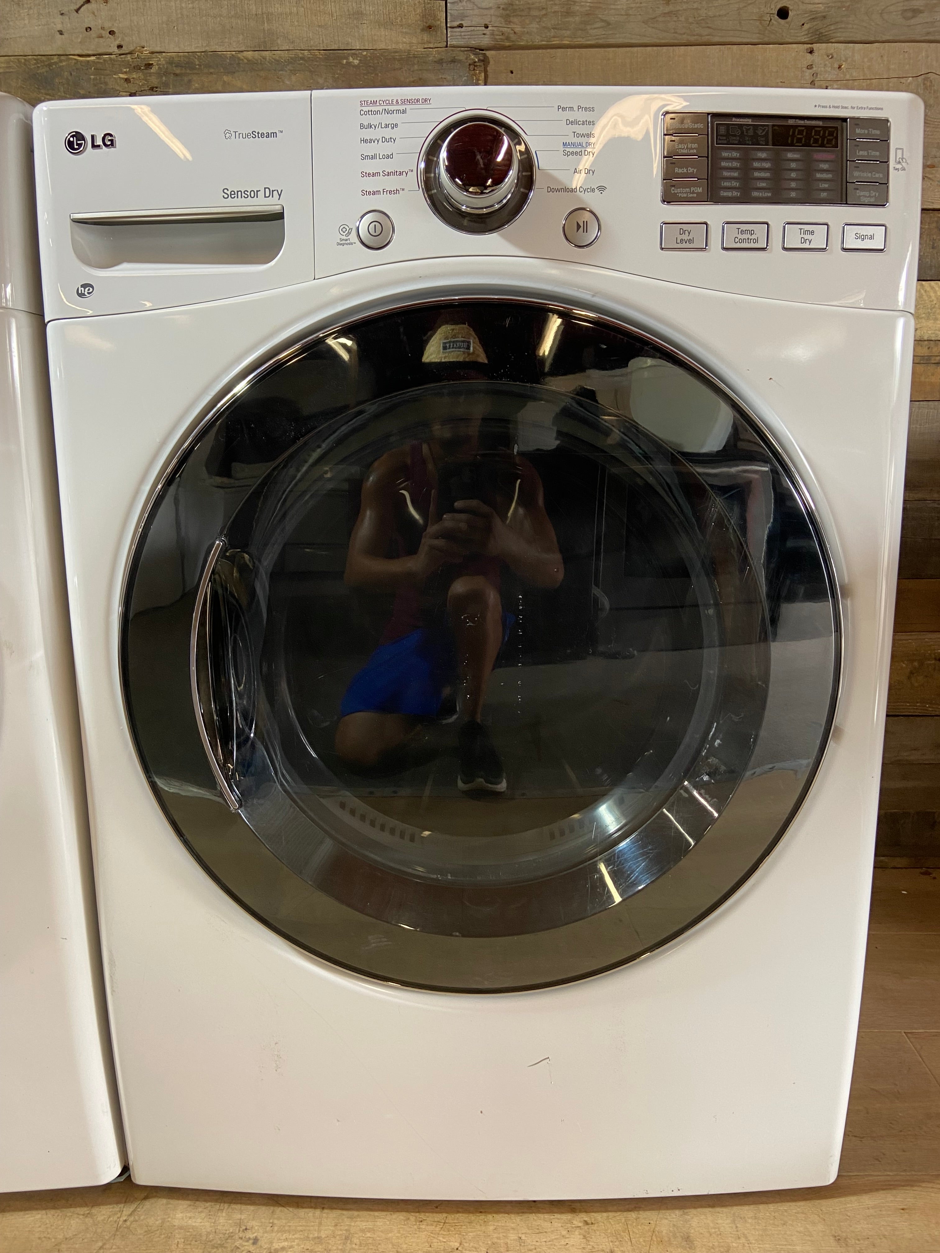 LG Front Load White Washer & Dryer Set