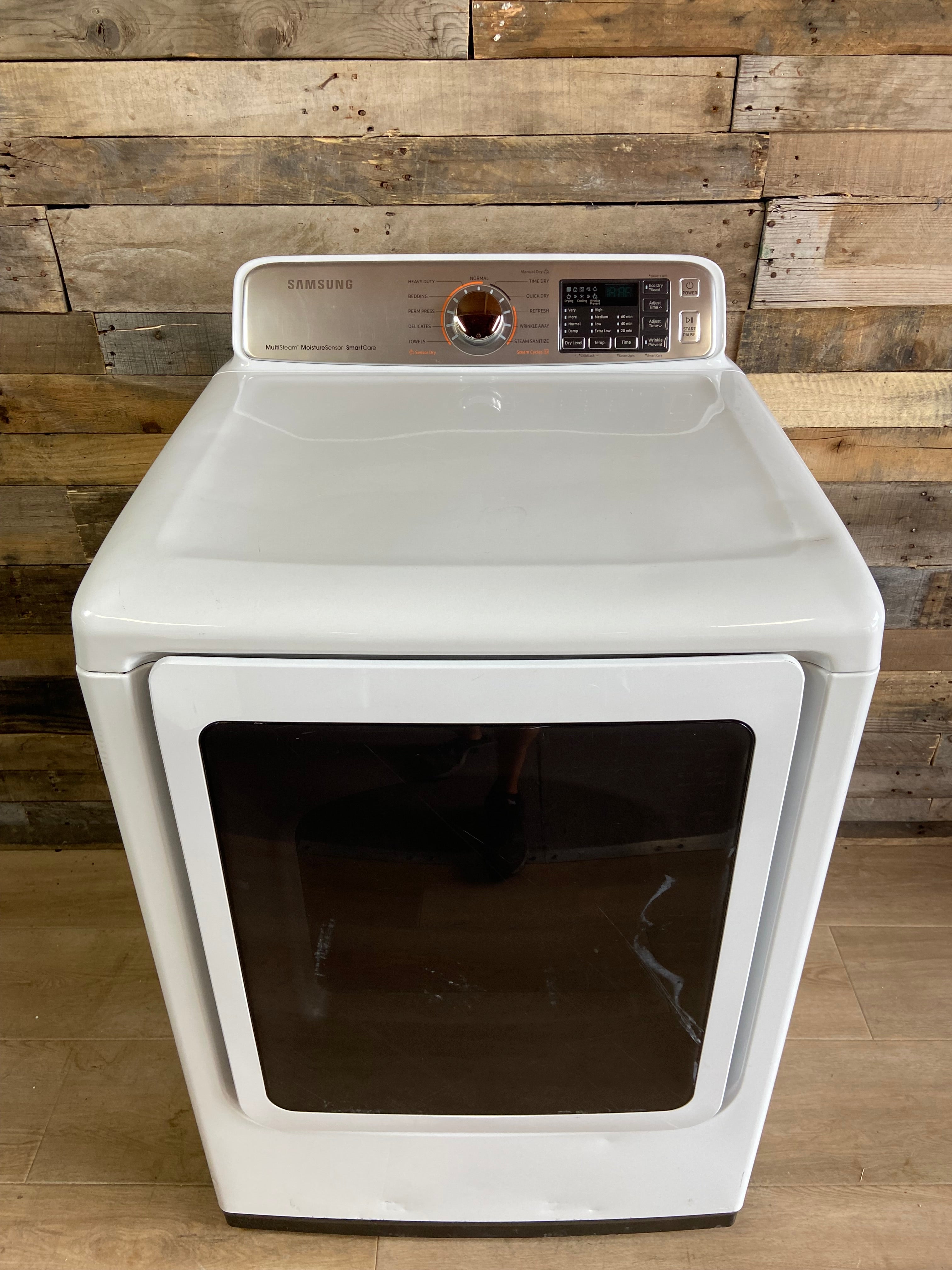 Samsung White SmartCare Steam Dryer
