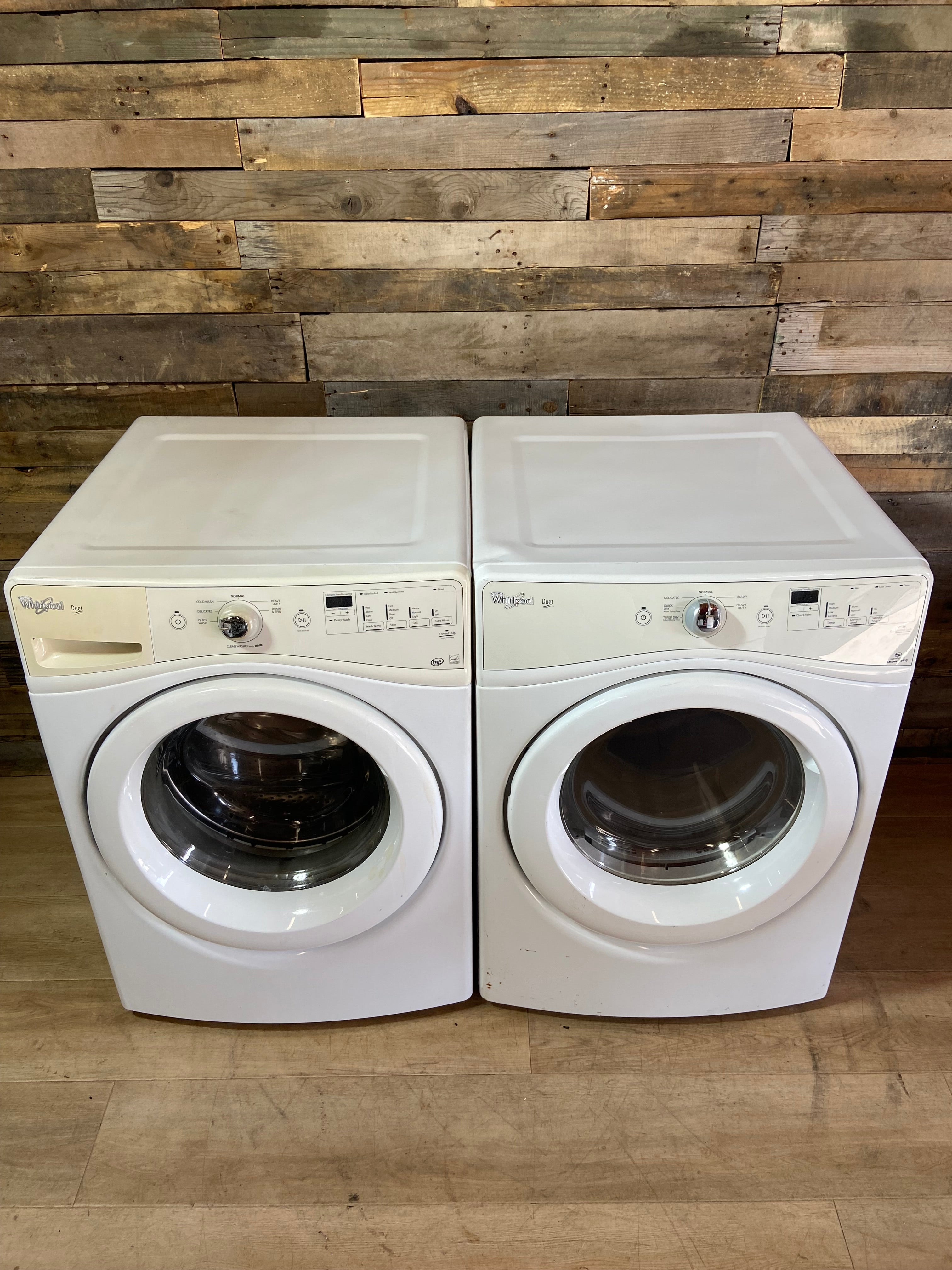 Whirlpool Duet Front Load Washer & Dryer Set